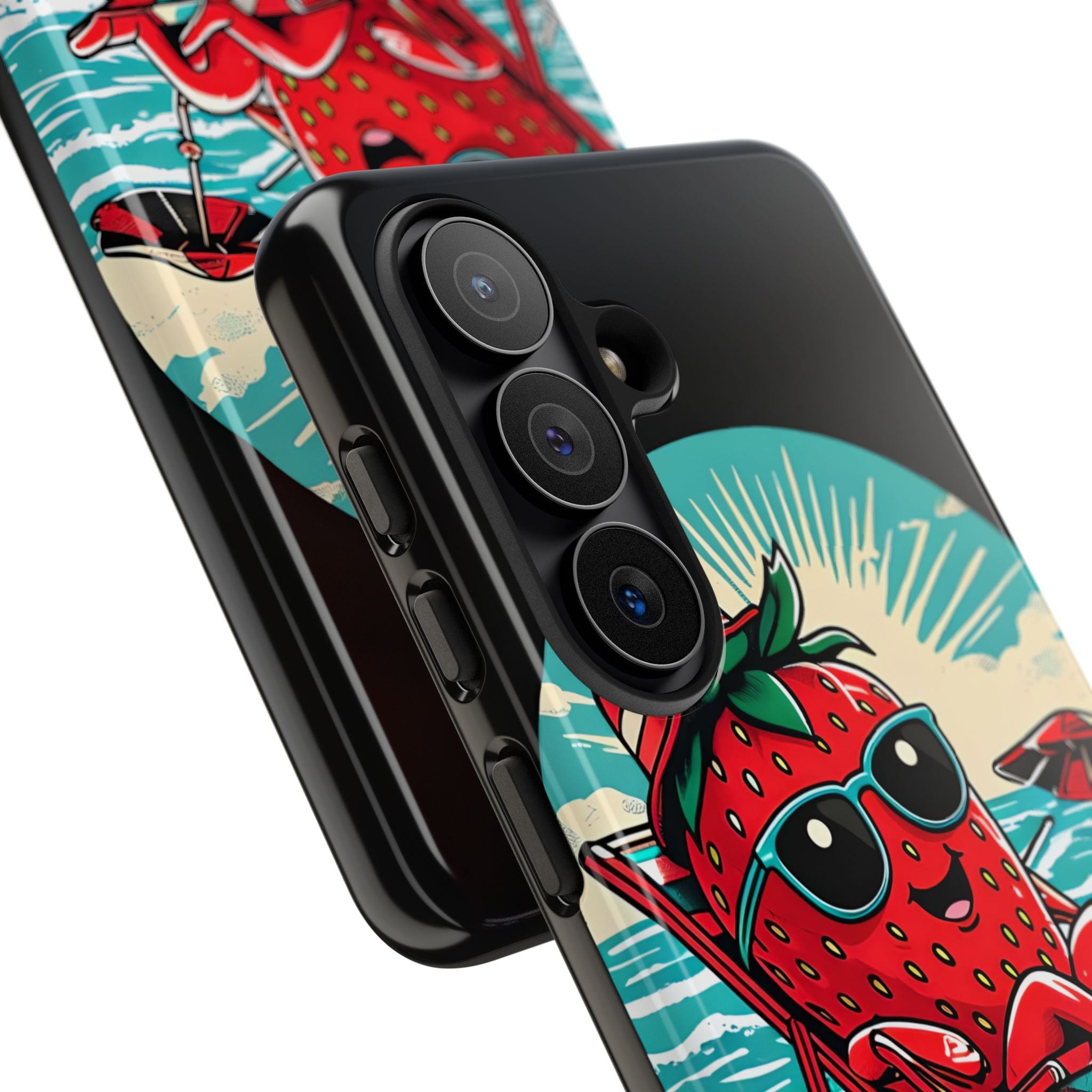 Retro Coastal Berry · Tough Mobilskal för Samsung