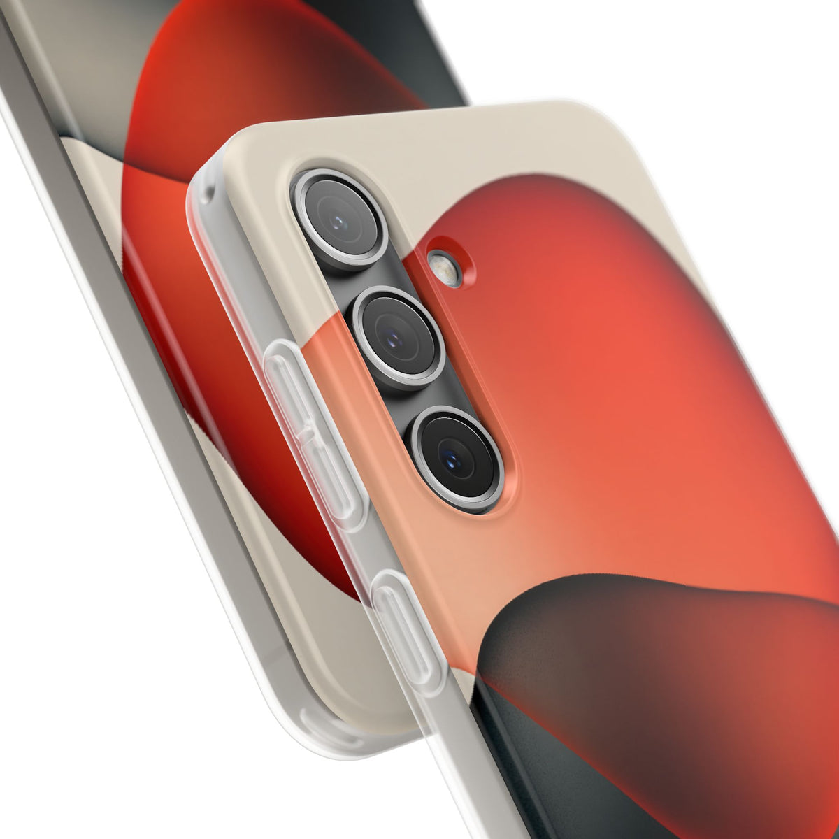 Translucent Crimson Form · Lite Phone Case for Samsung · Red