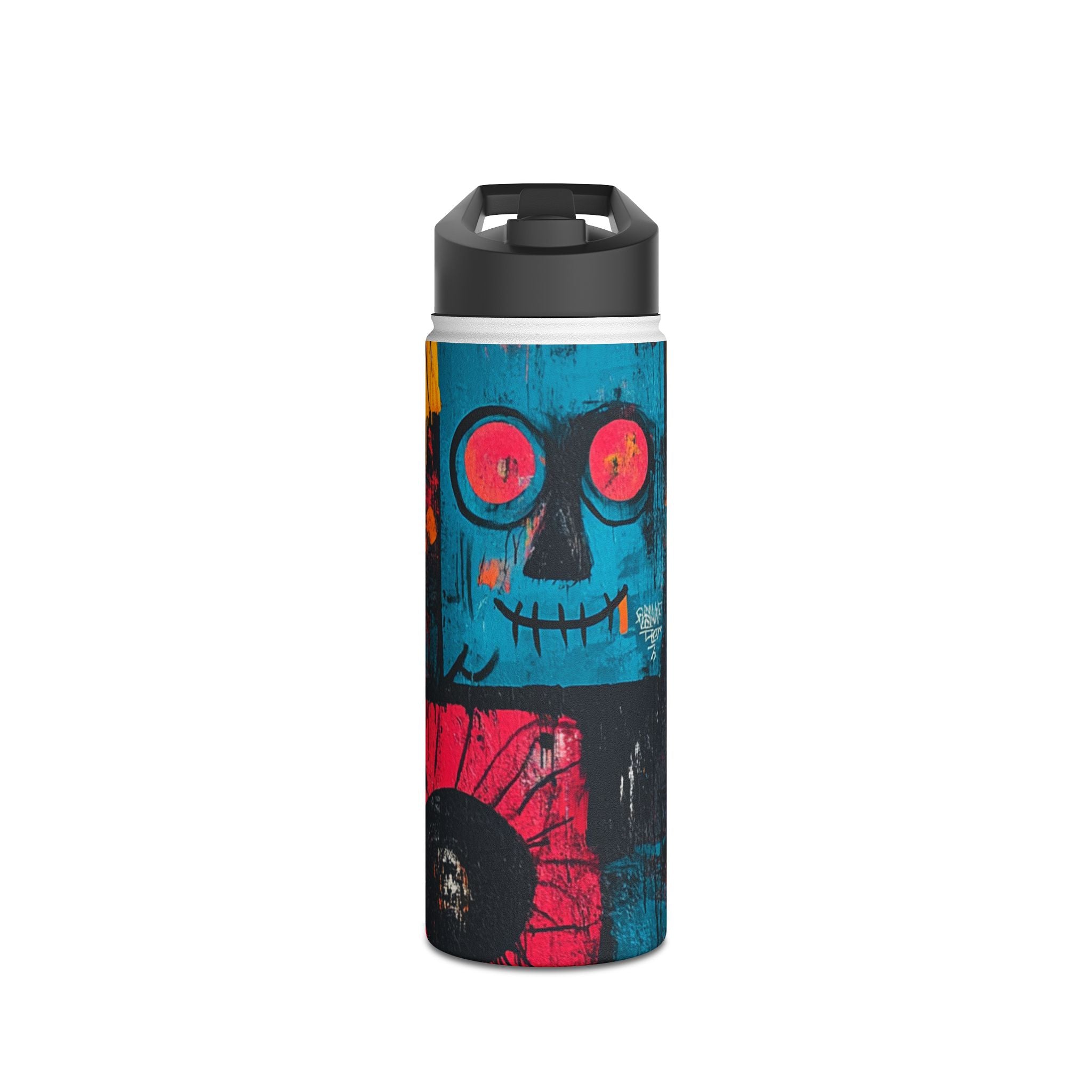 Turquoise Grin - Stainless Steel Water Bottle