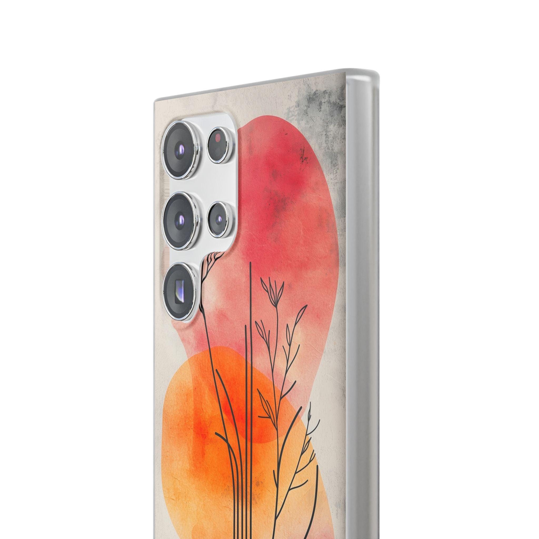 Crimson Bloom Lineage · Soft Phone Case for Samsung