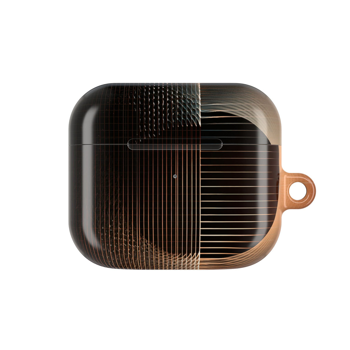Amber Meridian · Hard Case for AirPods & AirPods Pro · Black