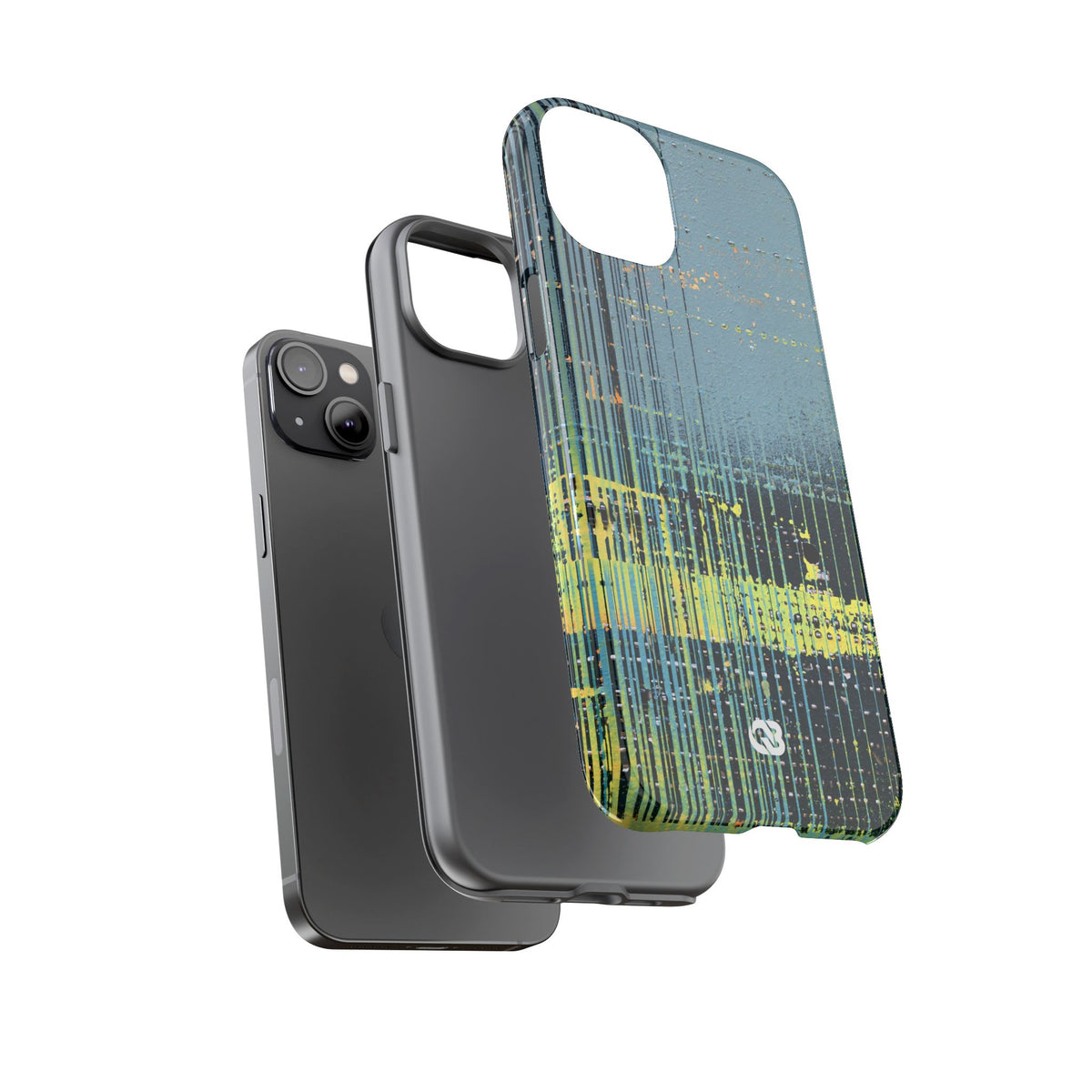Acid Raster Circuit · Tough Phone Case for iPhone · Teal
