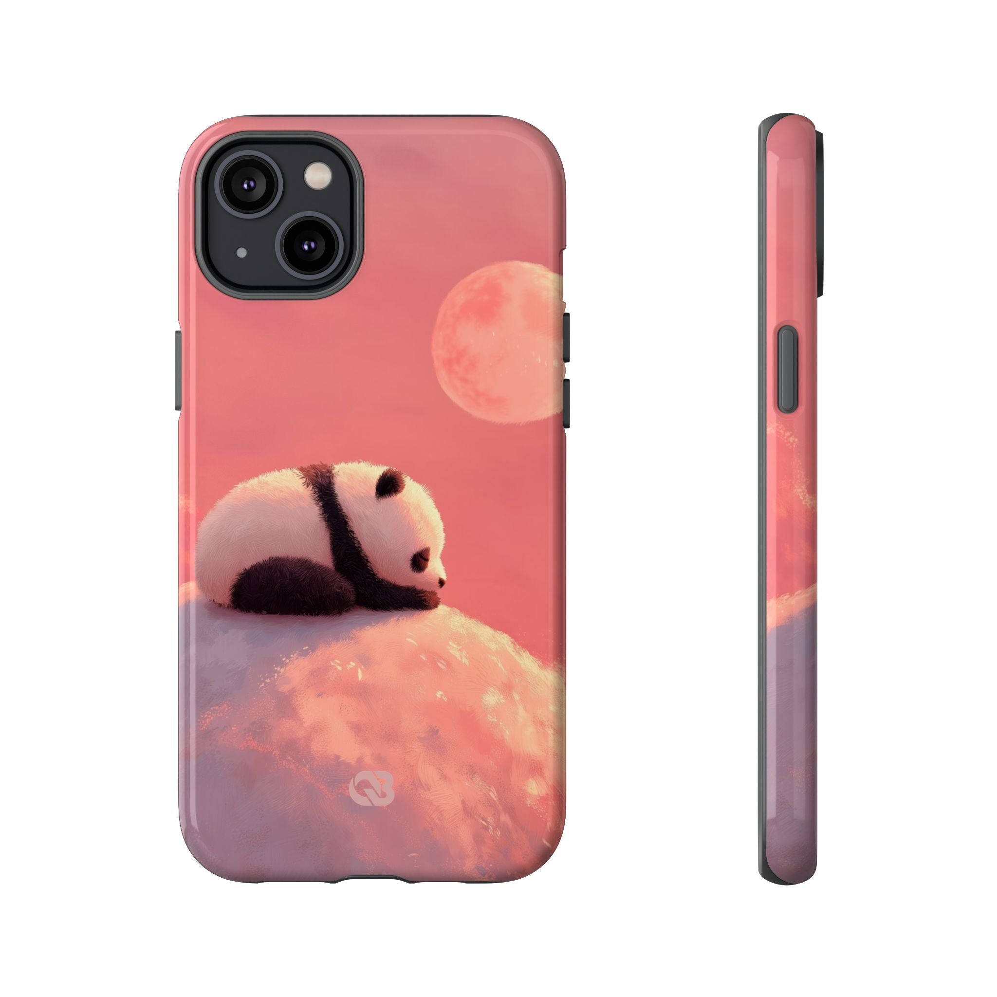 Rose Moon Panda · Tough Coque de téléphone pour iPhone