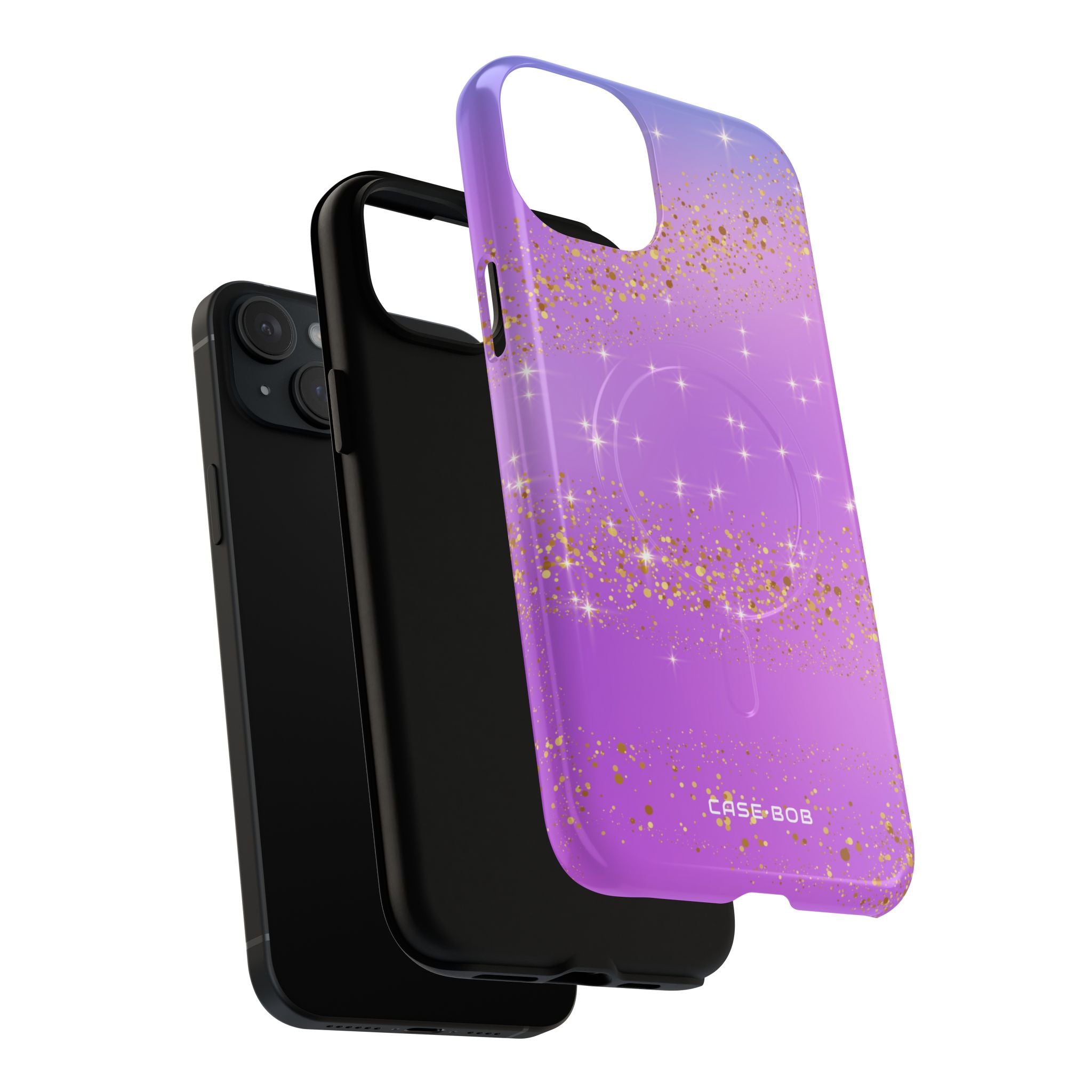 Golden Glide iPhone 15 Plus Case - Tough+