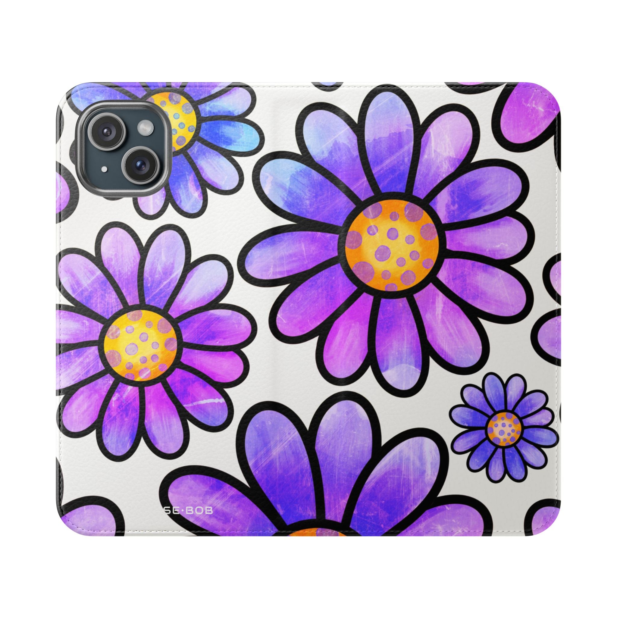Polka Dot Blossoms - iPhone 15 Plus Case - Wallet