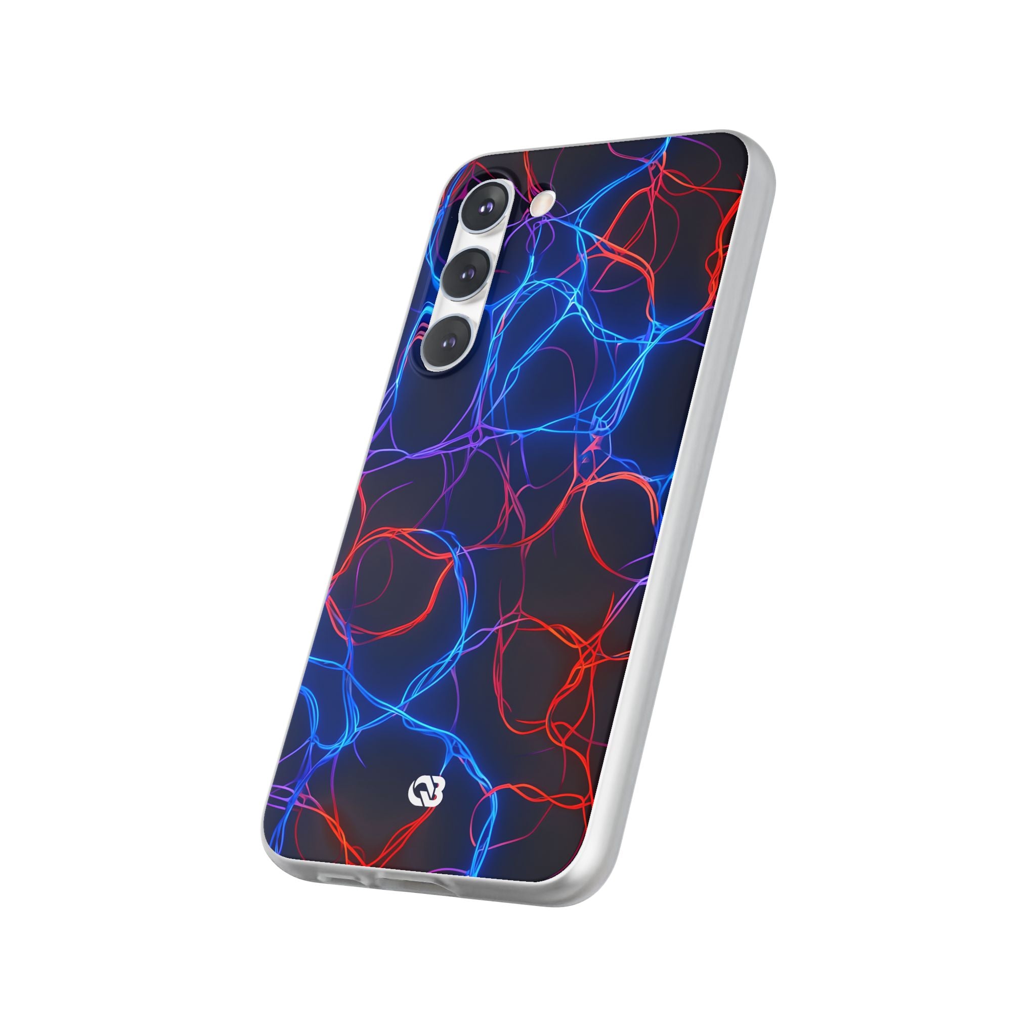 Electric Synapse Glow · Soft Custodia per Samsung