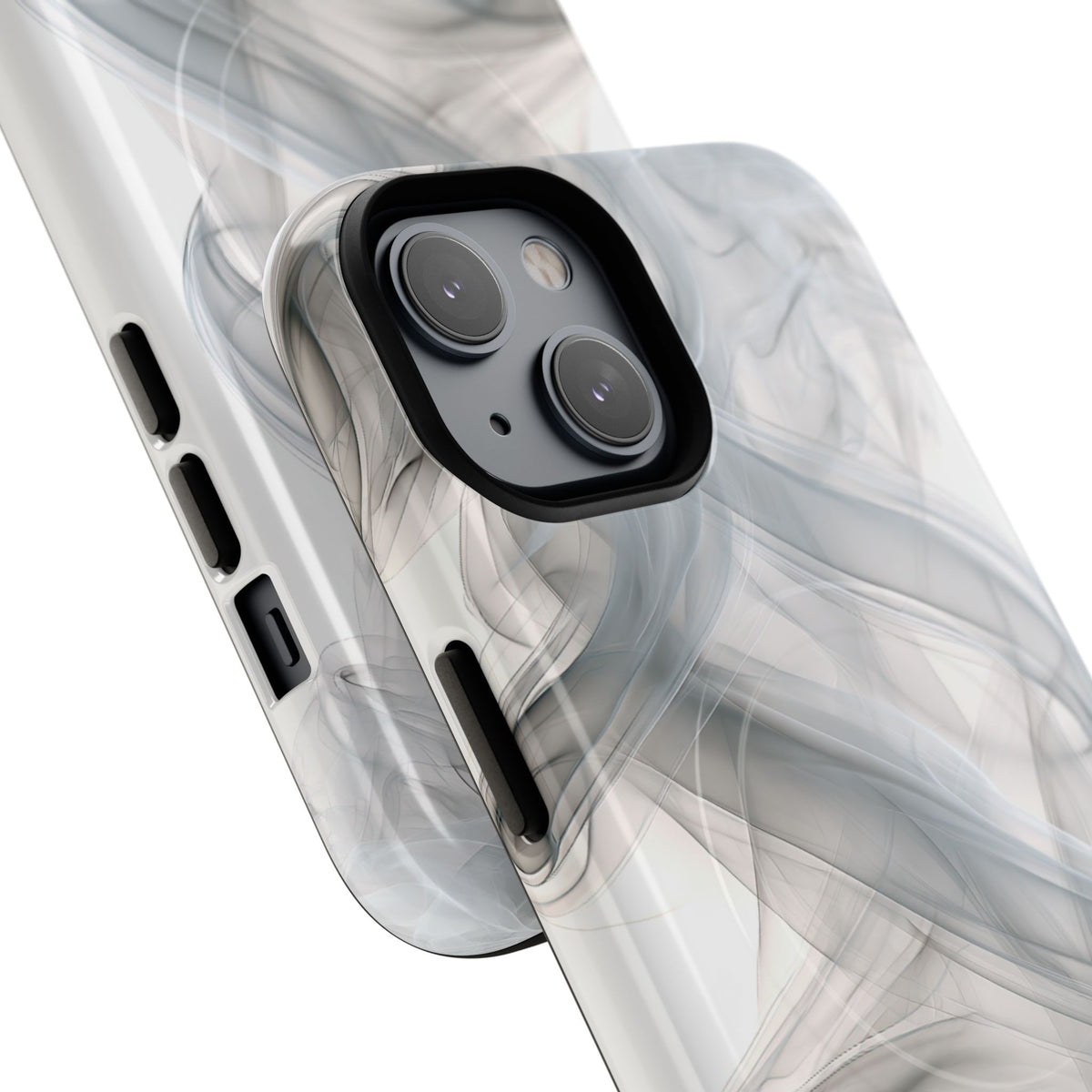 Vapor Noir · Tough 2.0 Magnetic Phone Case for iPhone · White