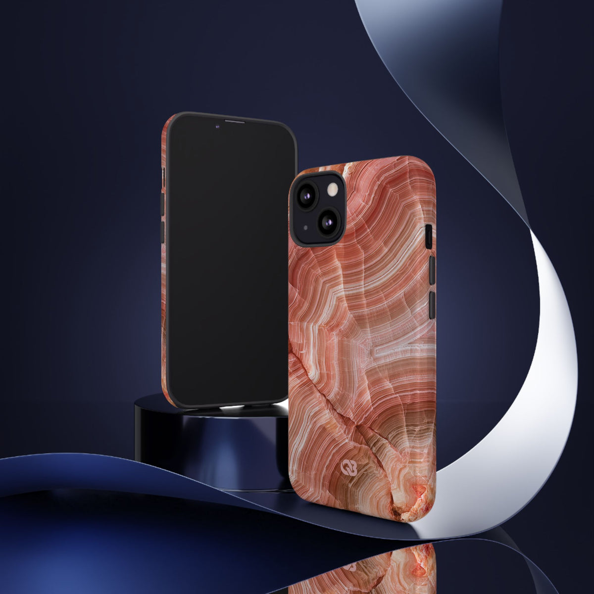 Blushing Rose Strata · Tough Phone Case for iPhone · Pink