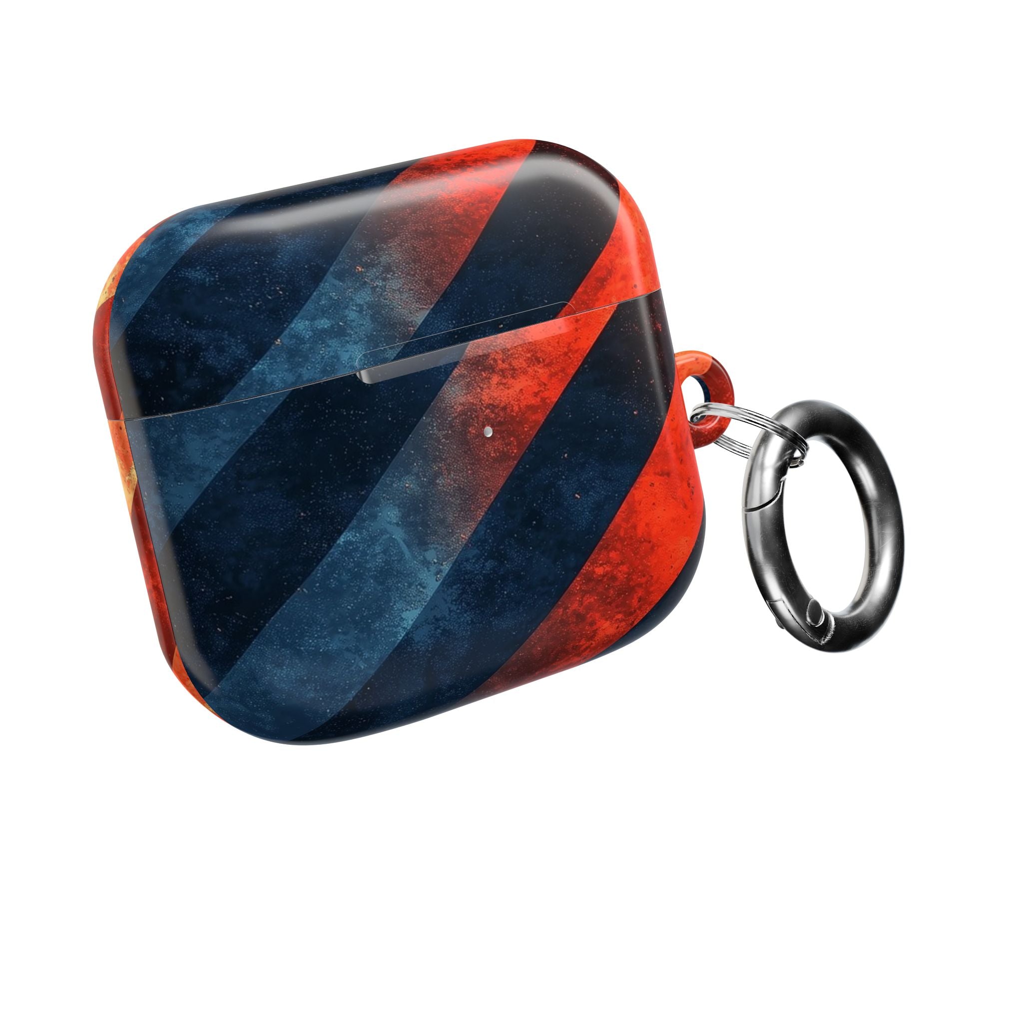 Diagonal Stripes Blaze - AirPods Case