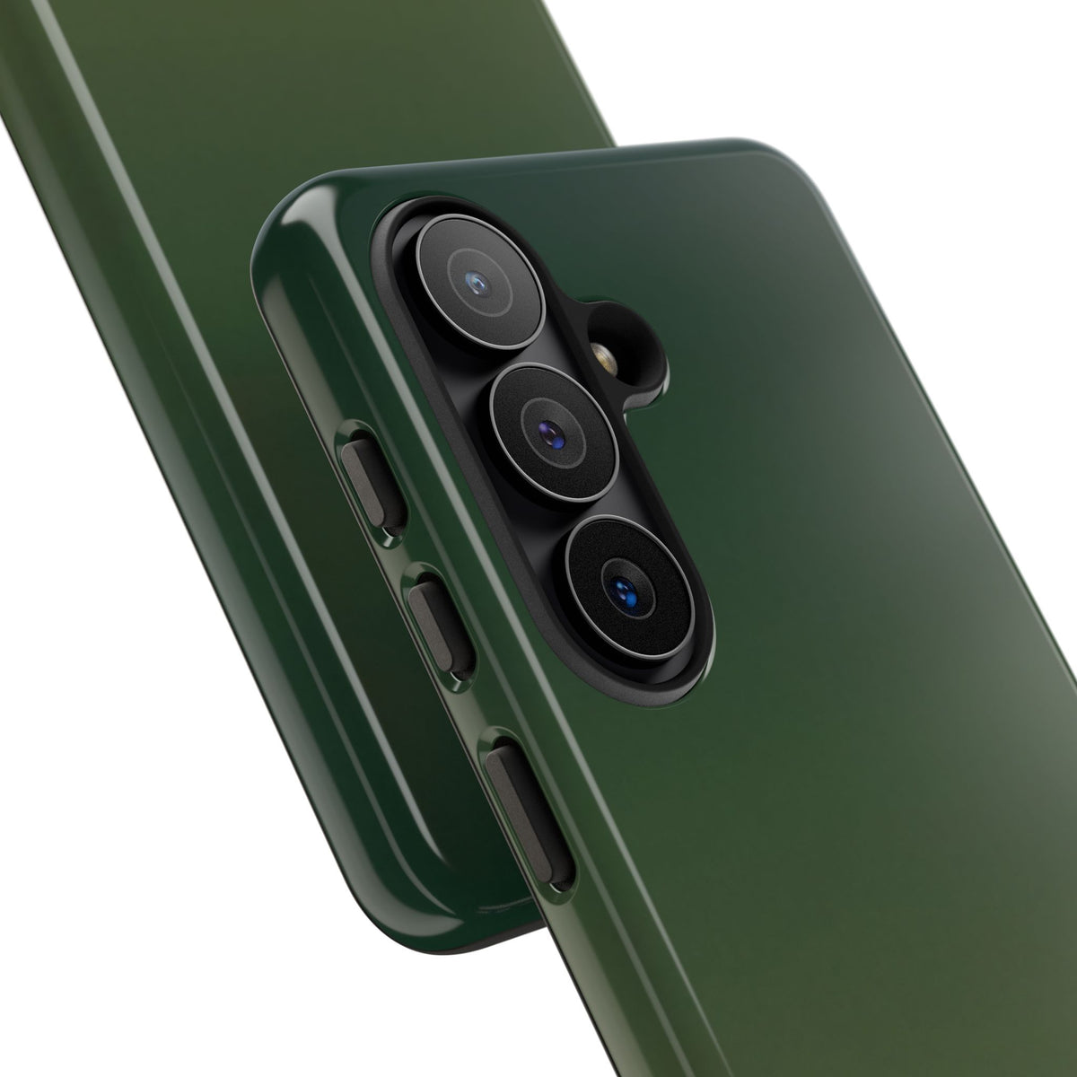 Green Tough Phone Case for Samsung - Shadow Moss Grain