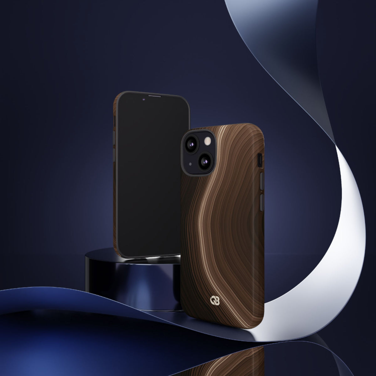 Umber Strata · Tough Phone Case for iPhone · Brown