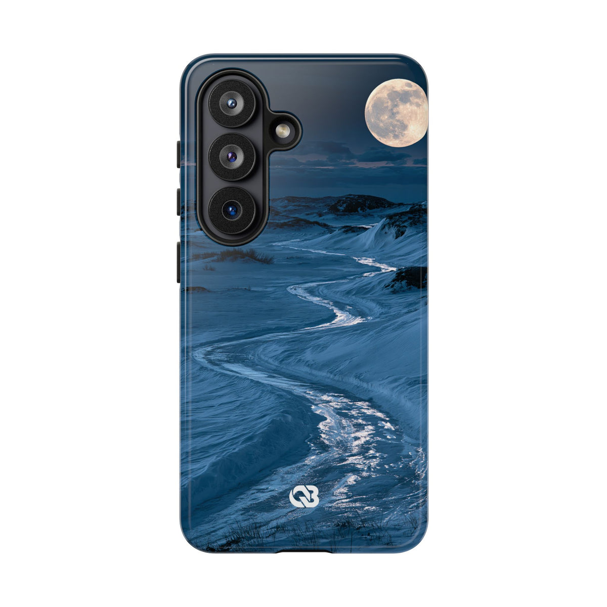 Arctic Moon Drift · Tough Phone Case for Samsung · Blue