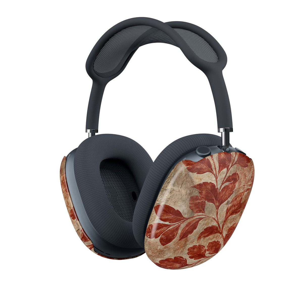 Terracotta Botanical Fresco · Hard Case for AirPods Max · Red