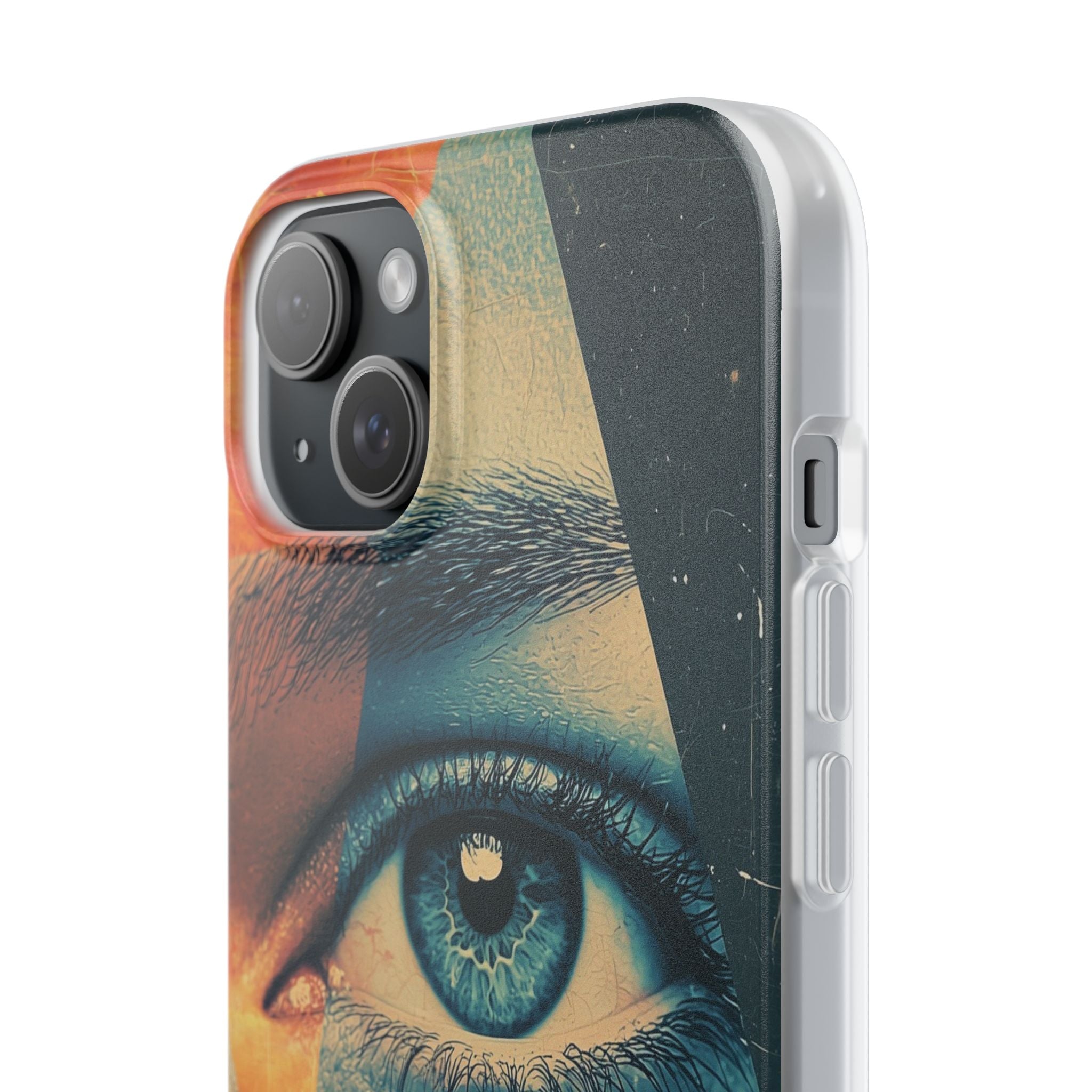 Fragmented Peak Gaze · Soft Phone Case for iPhone