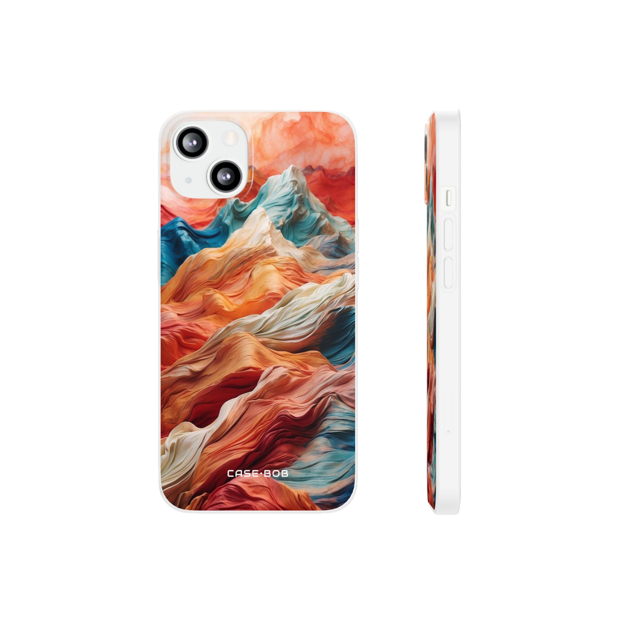 Fabric Peaks Cream iPhone 13 - Soft