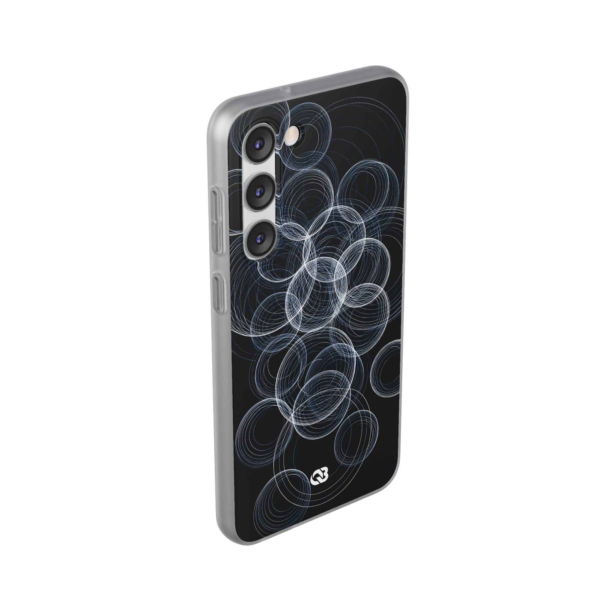 Black Lite Phone Case for Samsung - Frosted Ring Matrix