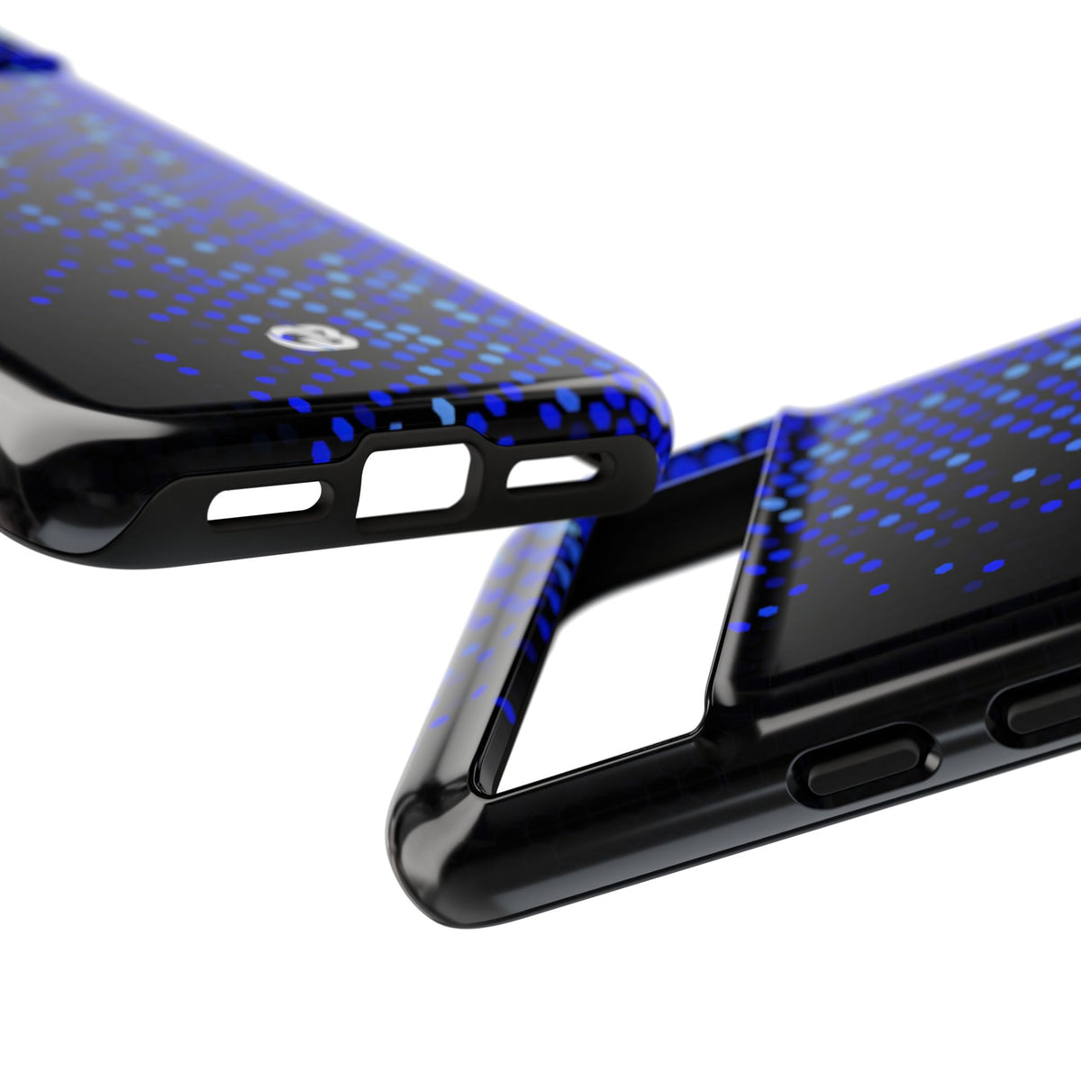 Cobalt Hex Dispersion · Tough Phone Case for Pixel · Blue