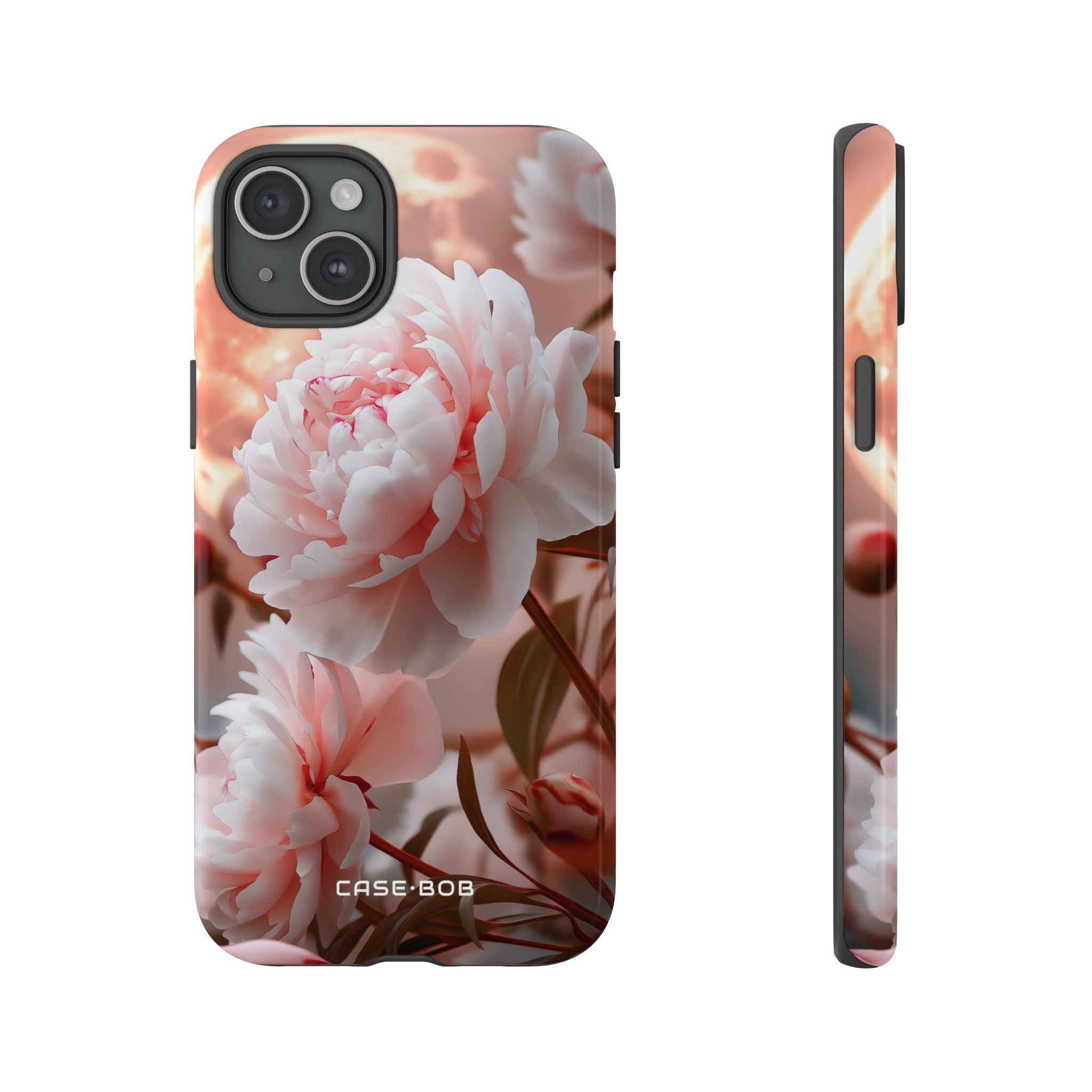 Peony Moonlight iPhone 15 Plus Case - Tough