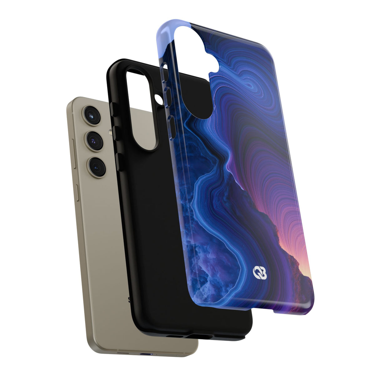 Radiant Strata · Tough Phone Case for Samsung · Blue