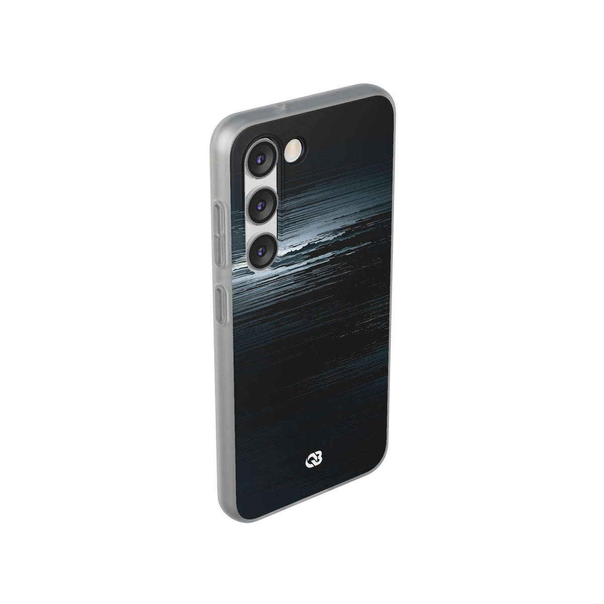 Black Lite Phone Case for Samsung - Frozen Signal Glitch