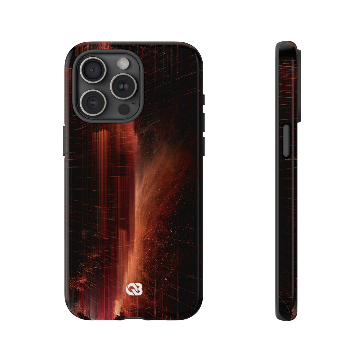 Luminous Monolith · Tough Phone Case for iPhone · Black