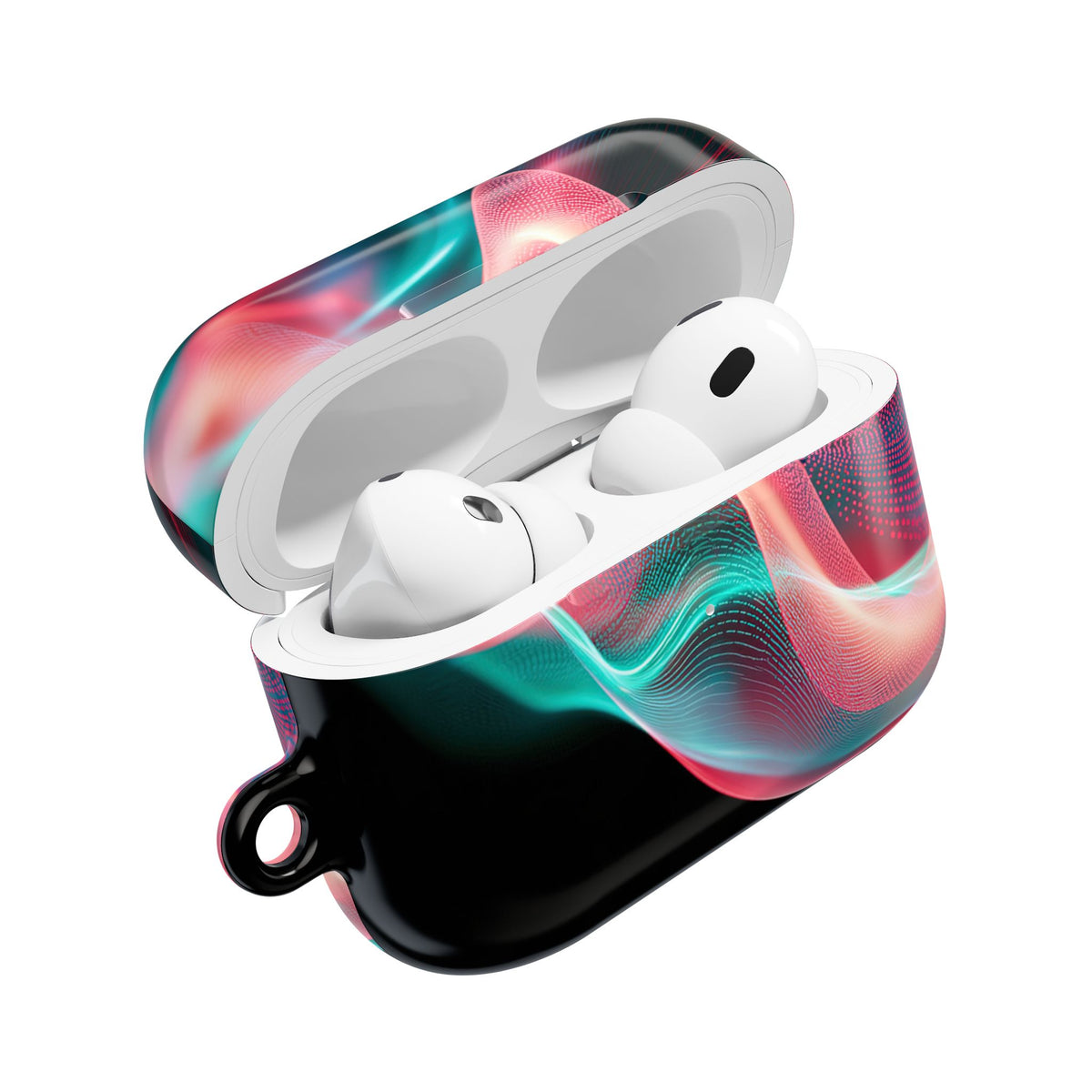 Digital Frequency · Hard Case for AirPods & AirPods Pro · Black