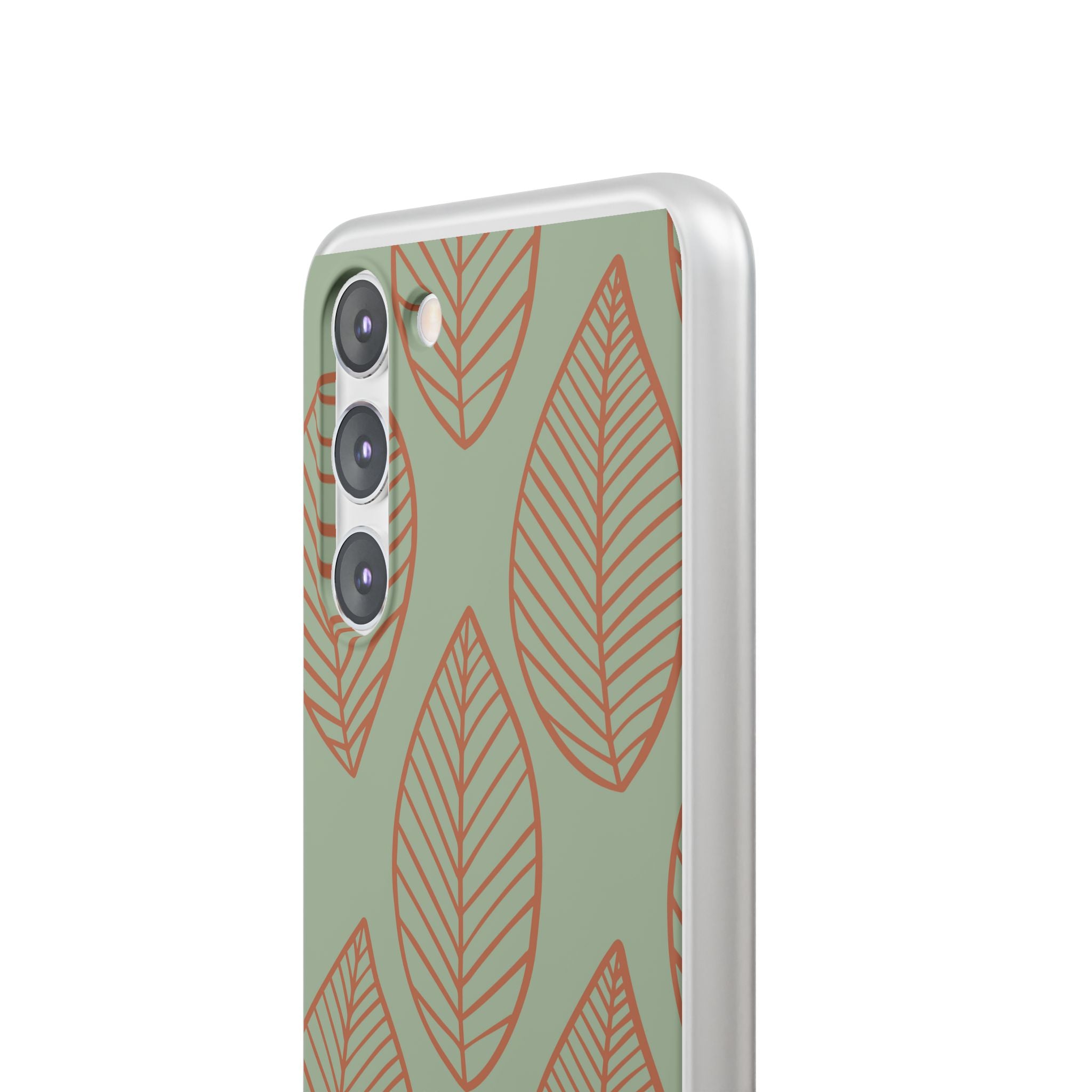 Sage Earth Leaves · Soft Phone Case for Samsung