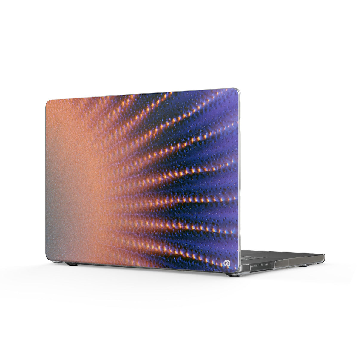 Luminous Aura Burst · Clear Hard Case for MacBook · Blue