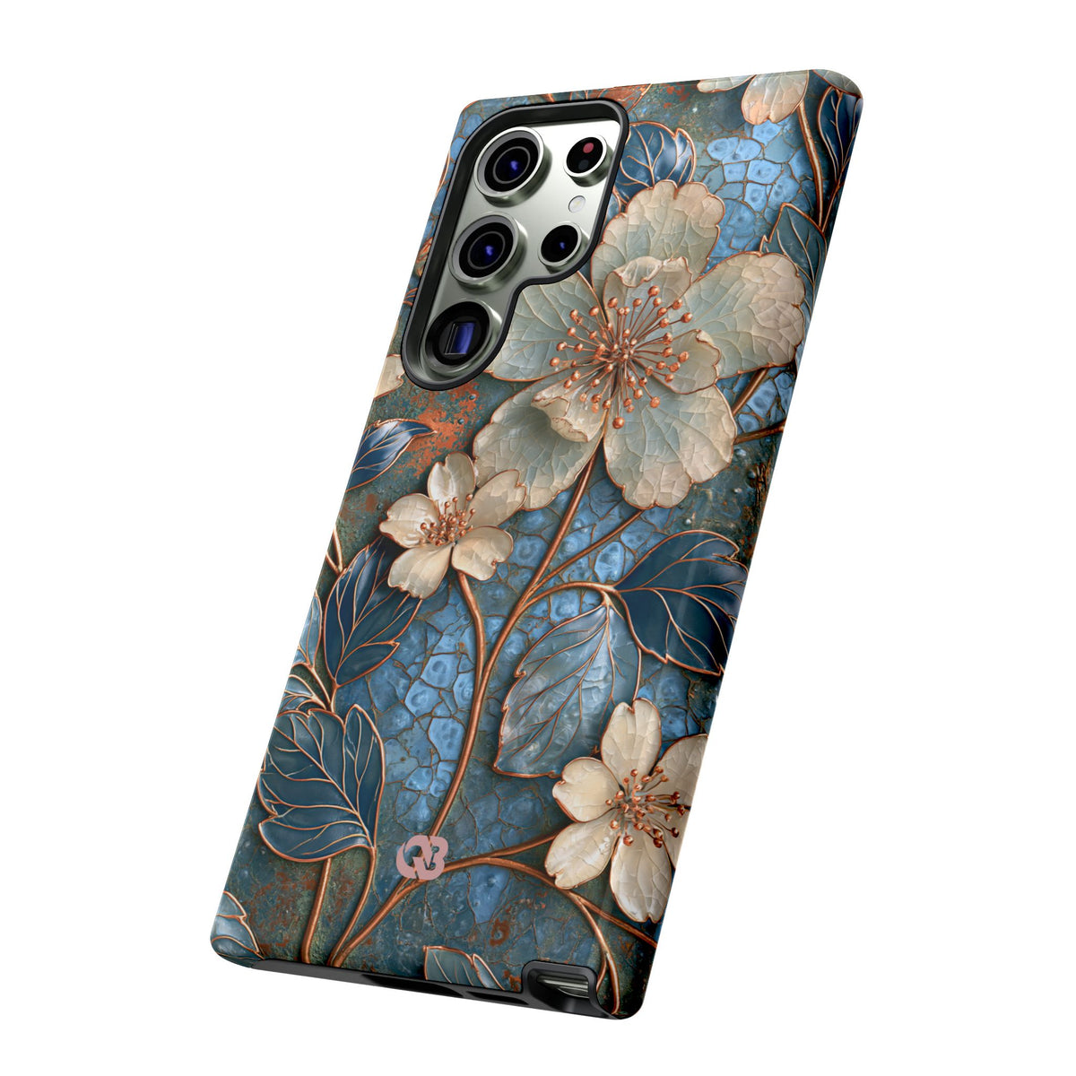 Gilded Blossom Reverie · Tough Phone Case for Samsung · Teal
