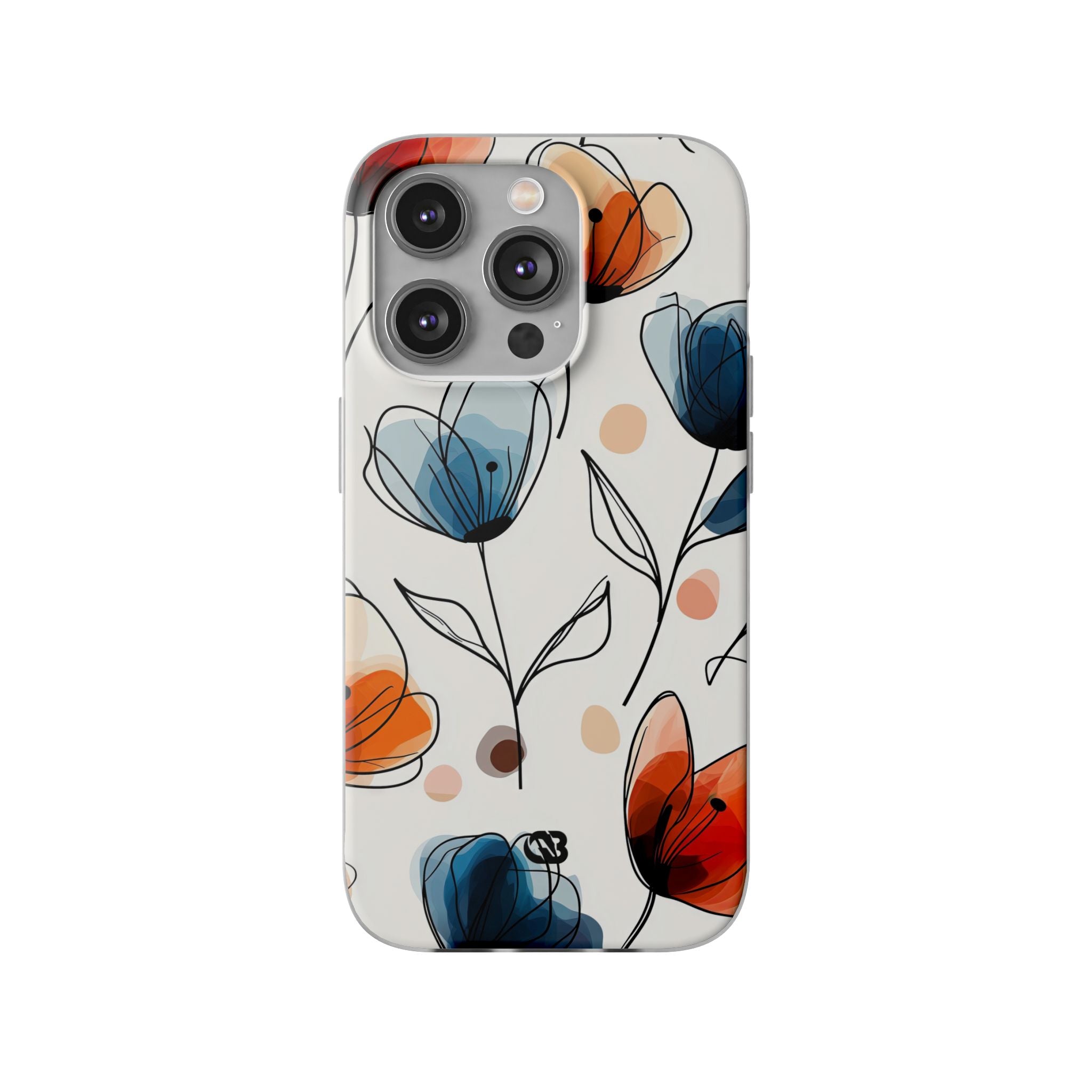 Ink Watercolor Tulips · Soft Handyhülle für iPhone