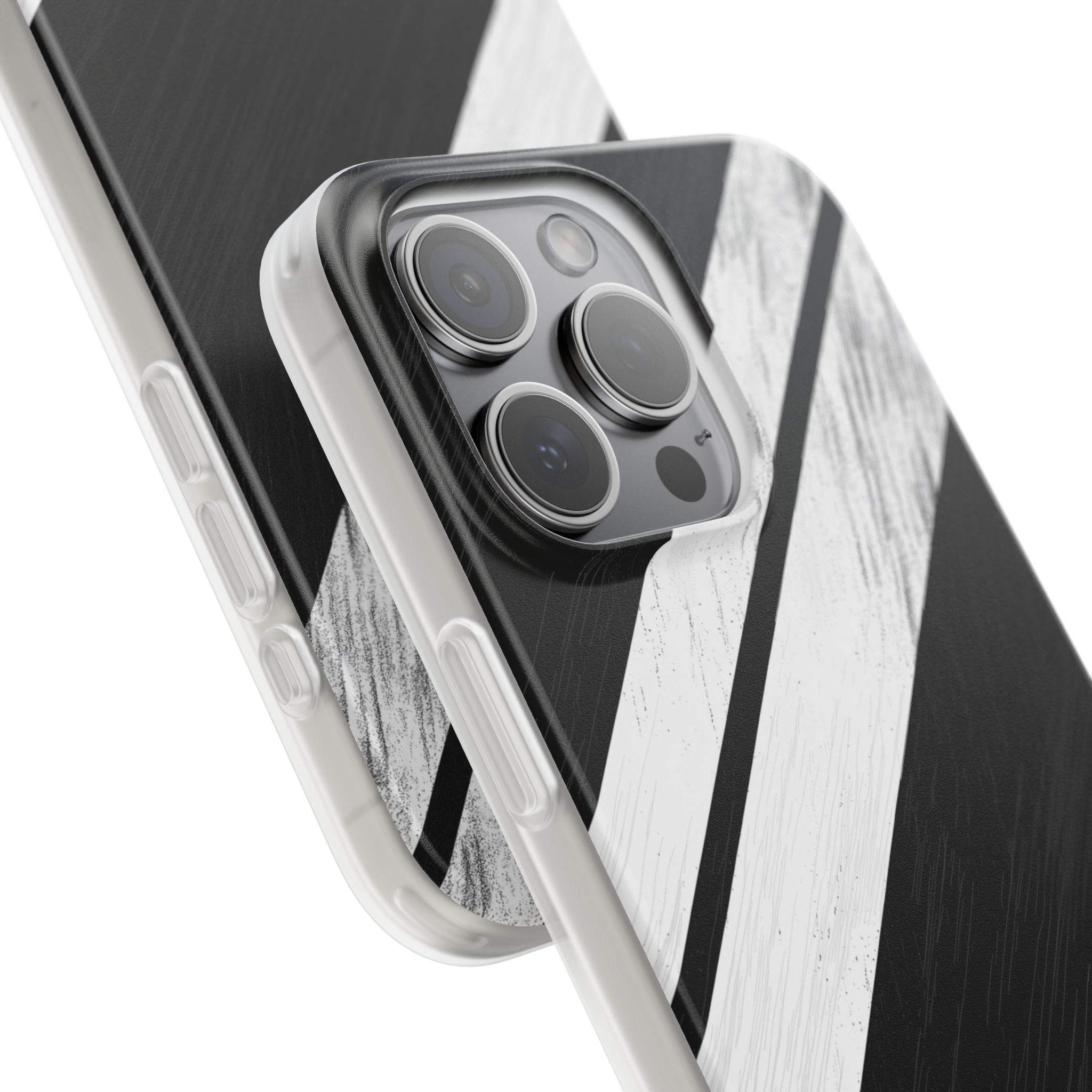 Slidt Stribe Bevægelse iPhone 15 Pro Max Cover - Soft