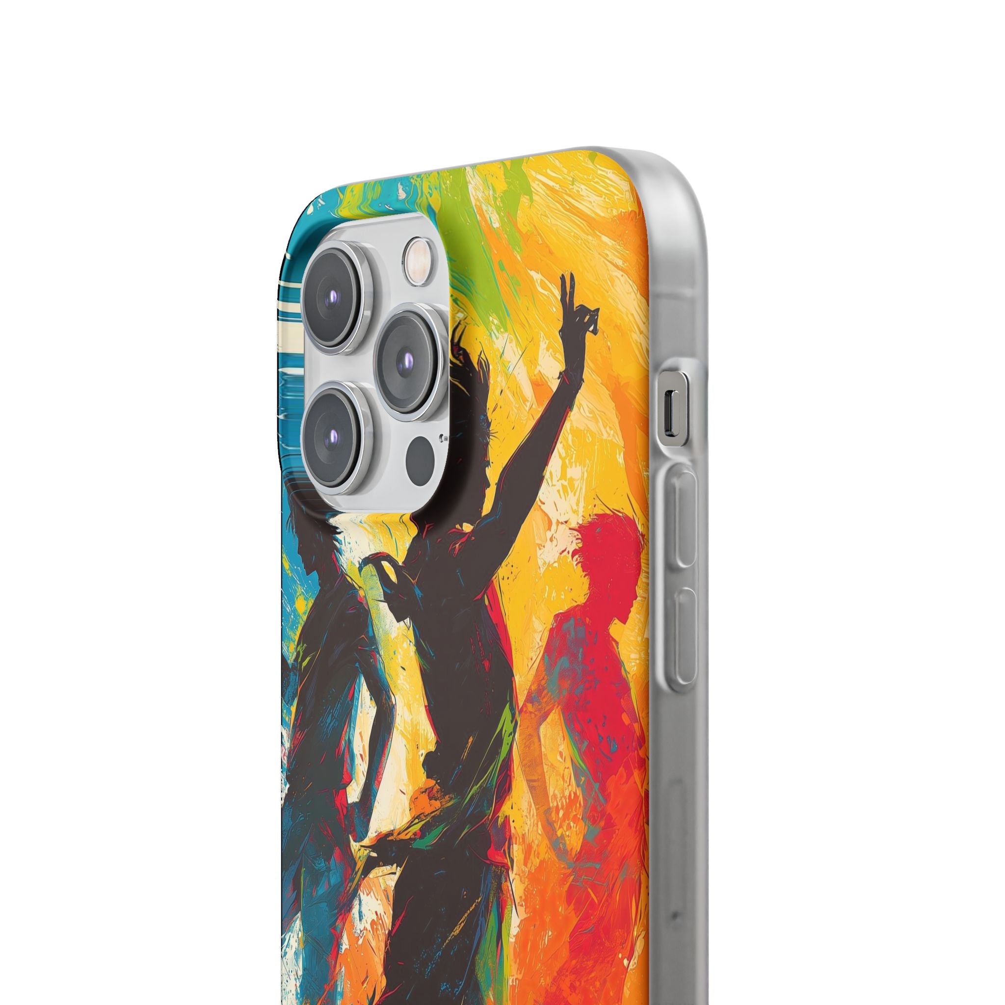 Electric Motion Blur · Soft Phone Case for iPhone