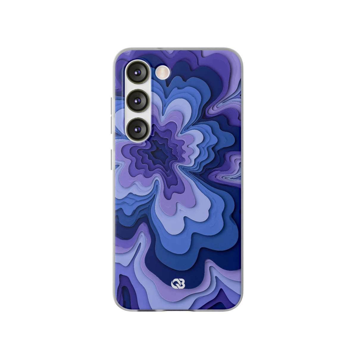 Periwinkle Strata Bloom · Lite Phone Case for Samsung · Purple