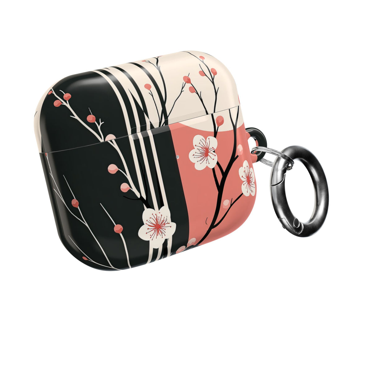 Nocturne Sakura Branch · Hard Case for AirPods & AirPods Pro · Black