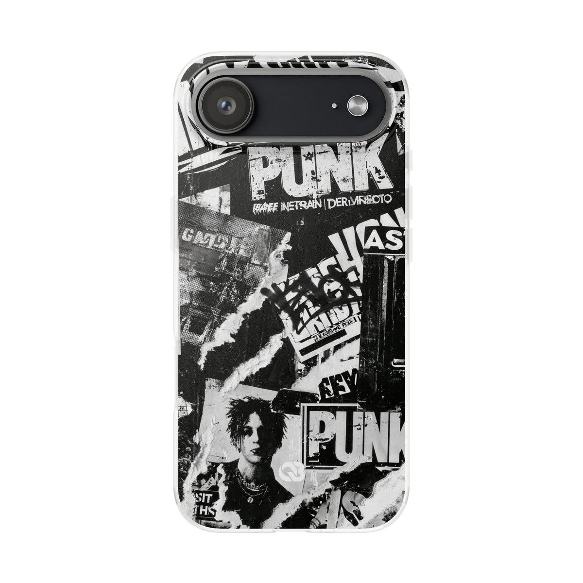 Underground Punk Collage · Lite Phone Case for iPhone · Black