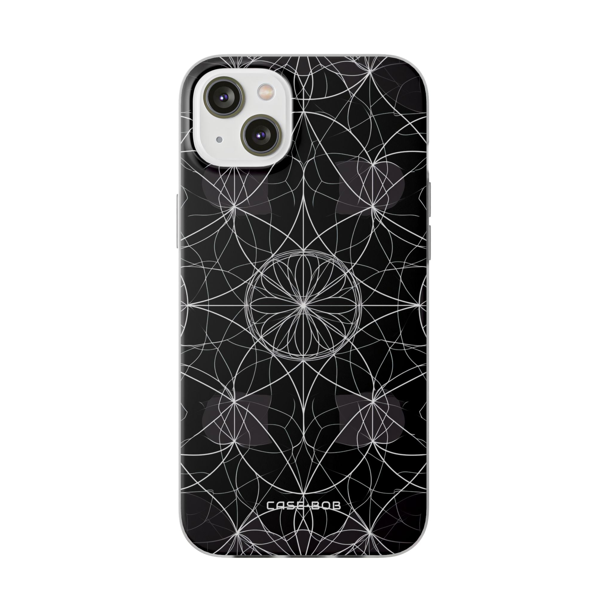 Strahlender Blütenblatt-Orbit iPhone 14 Plus Case - Soft