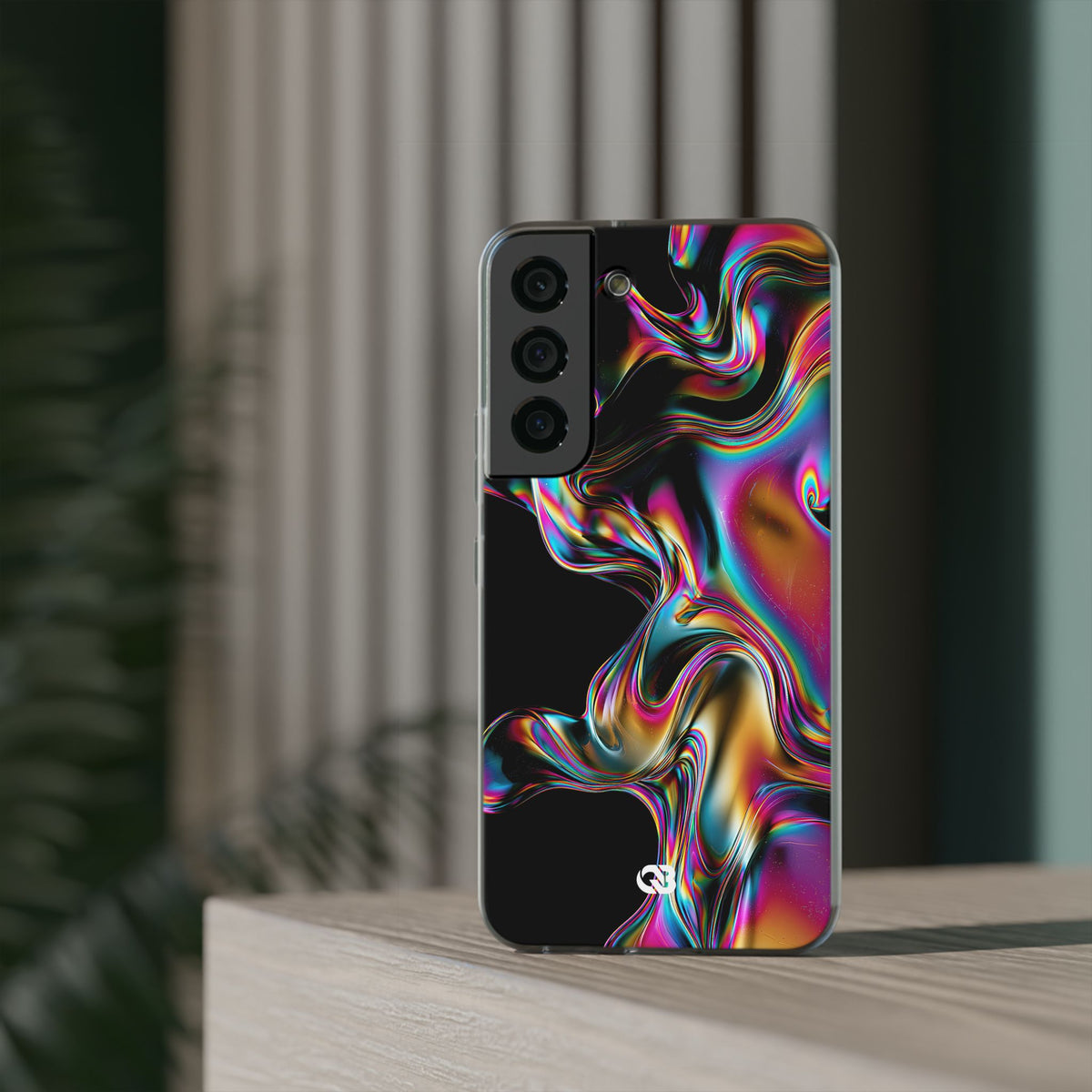 Purple Lite Phone Case for Samsung - Liquid Neon Chrome