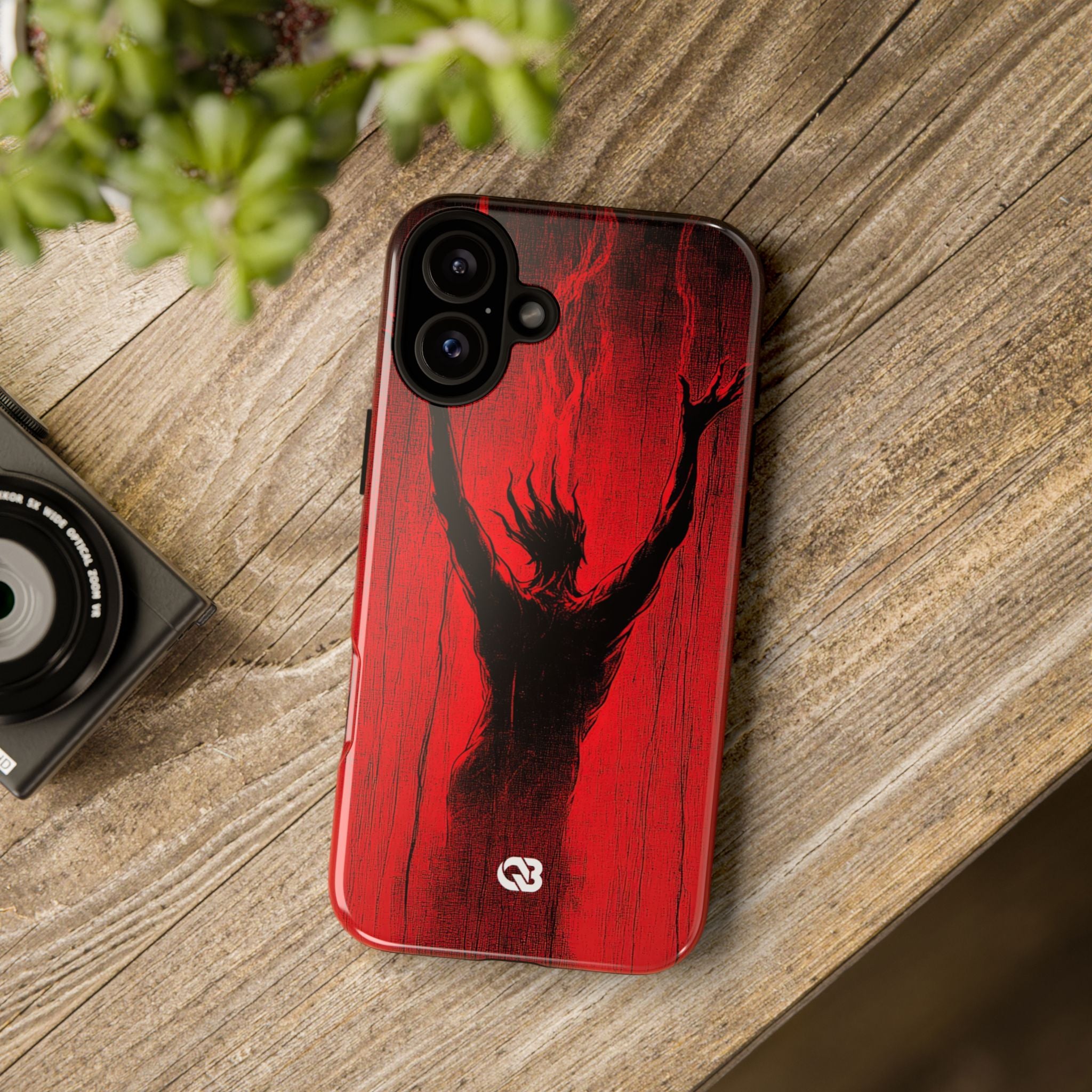 Crimson Shadow Ascent · Tough Custodia per iPhone