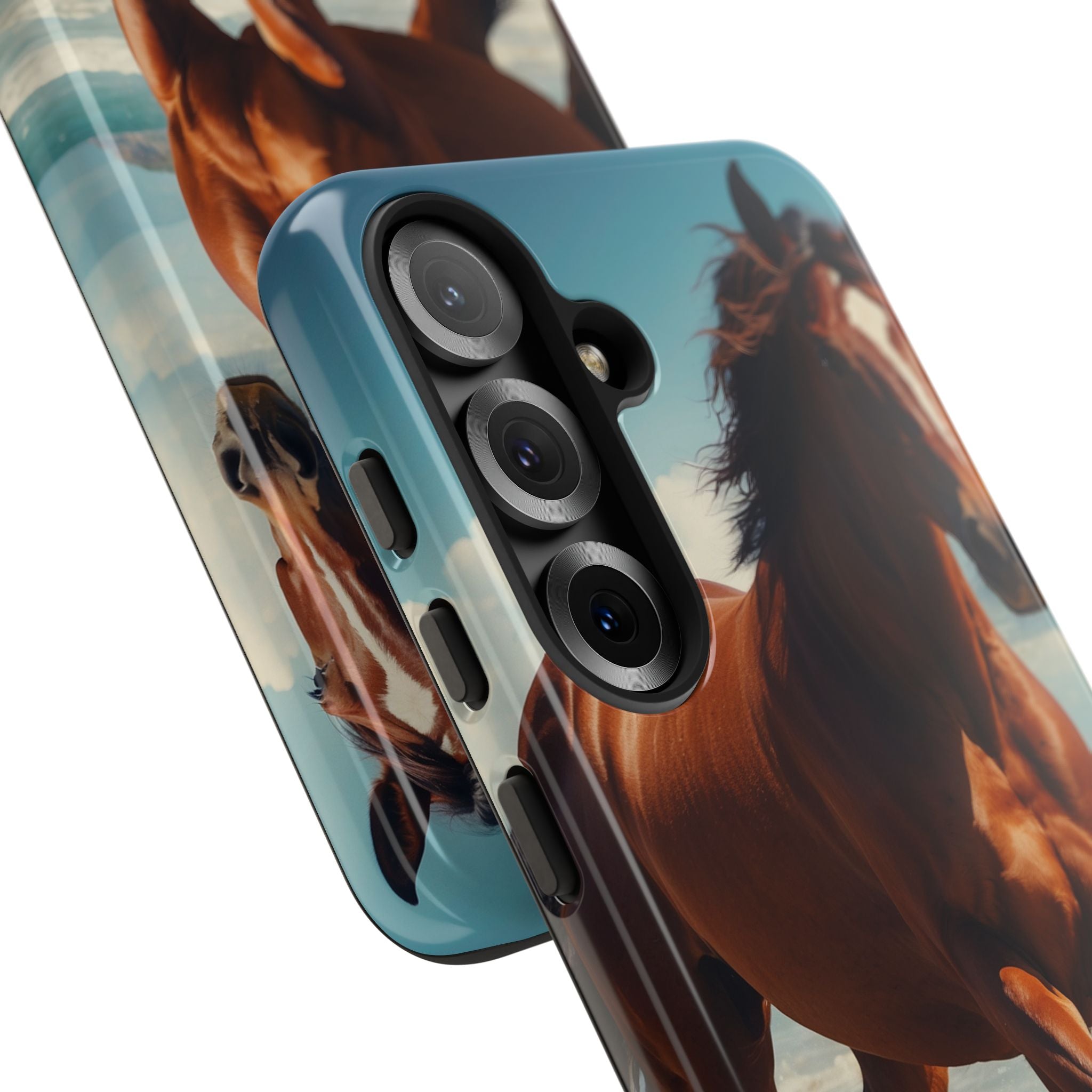Blazing Horse Samsung S25 Cover - Tough