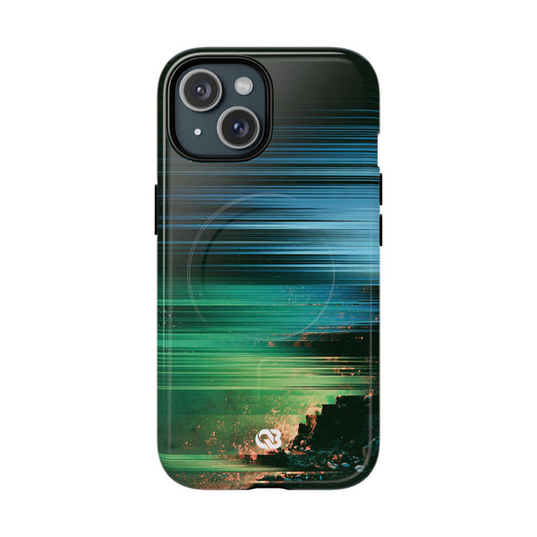 Digital Shoreline Drift · Tough 2.0 Magnetic Phone Case for iPhone · Teal