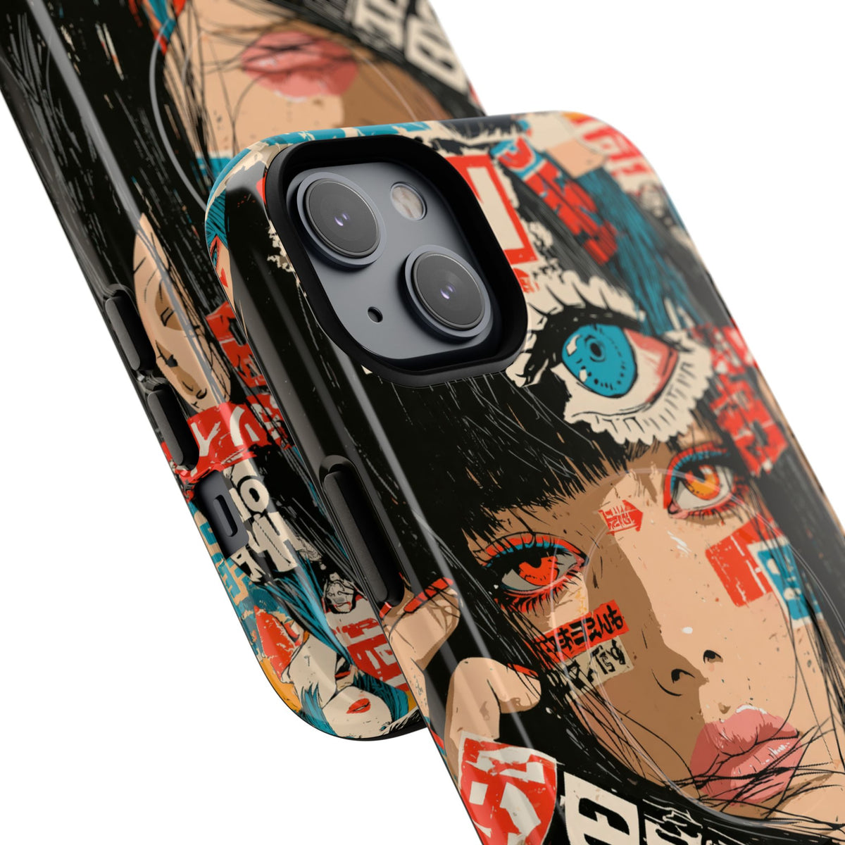 Shibuya Street Collage · Tough 2.0 Magnetic Phone Case for iPhone · Red