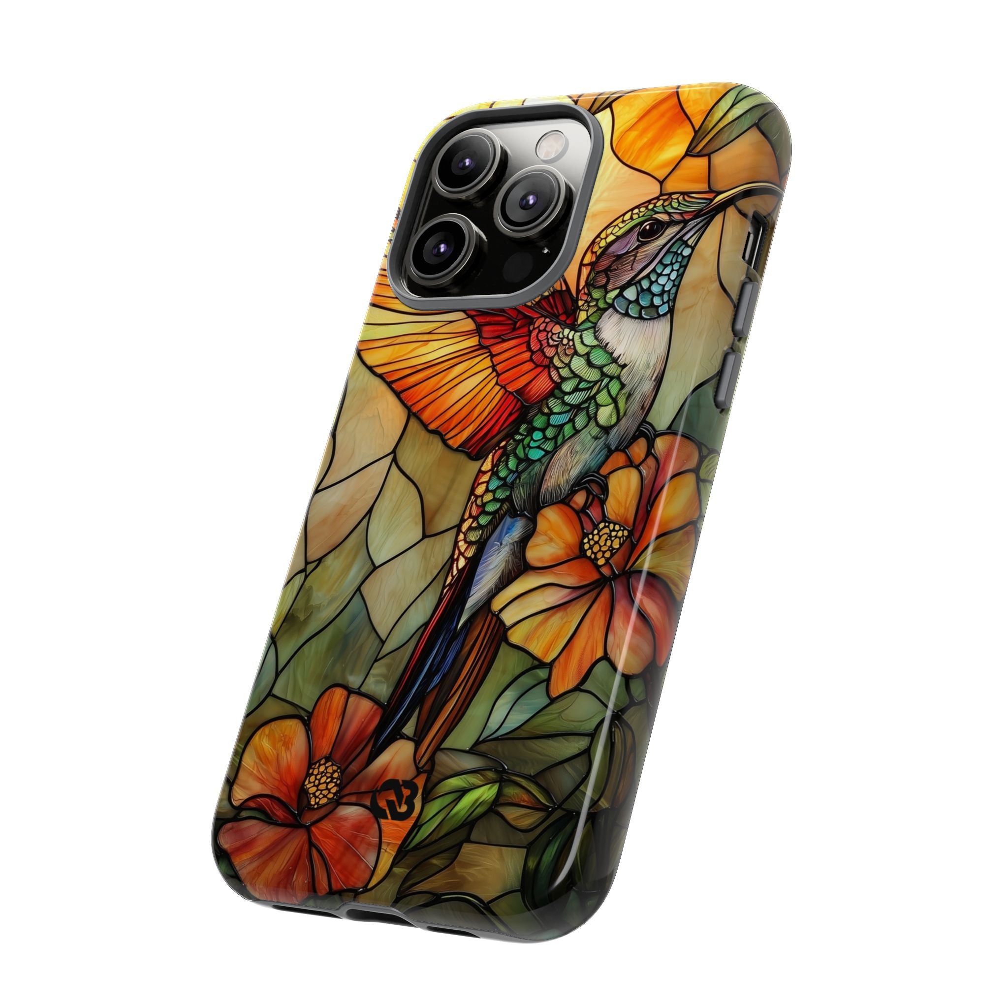 Amber Glass Hummingbird · Tough Phone Case for iPhone