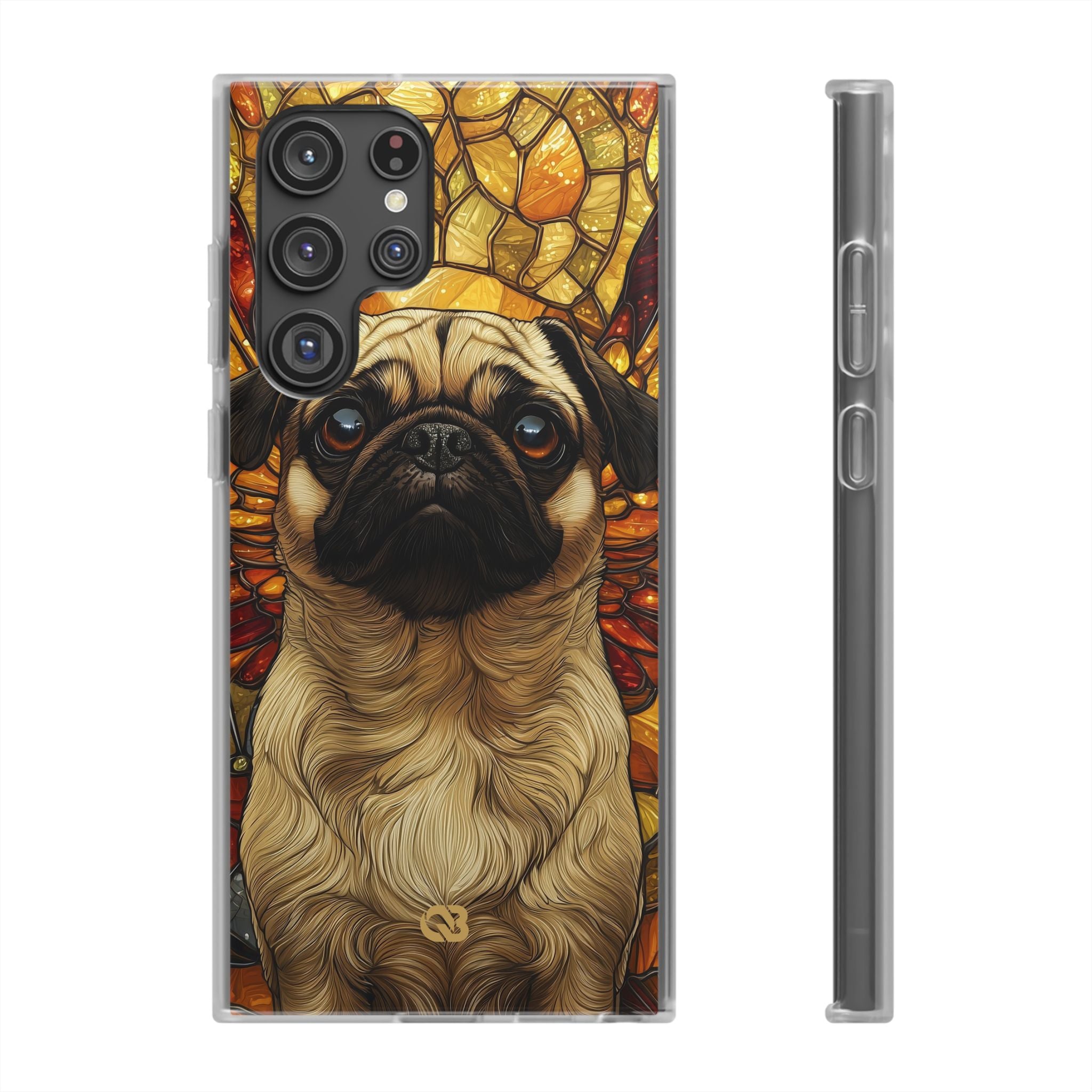 Amber Pug Divinity · Soft Phone Case for Samsung