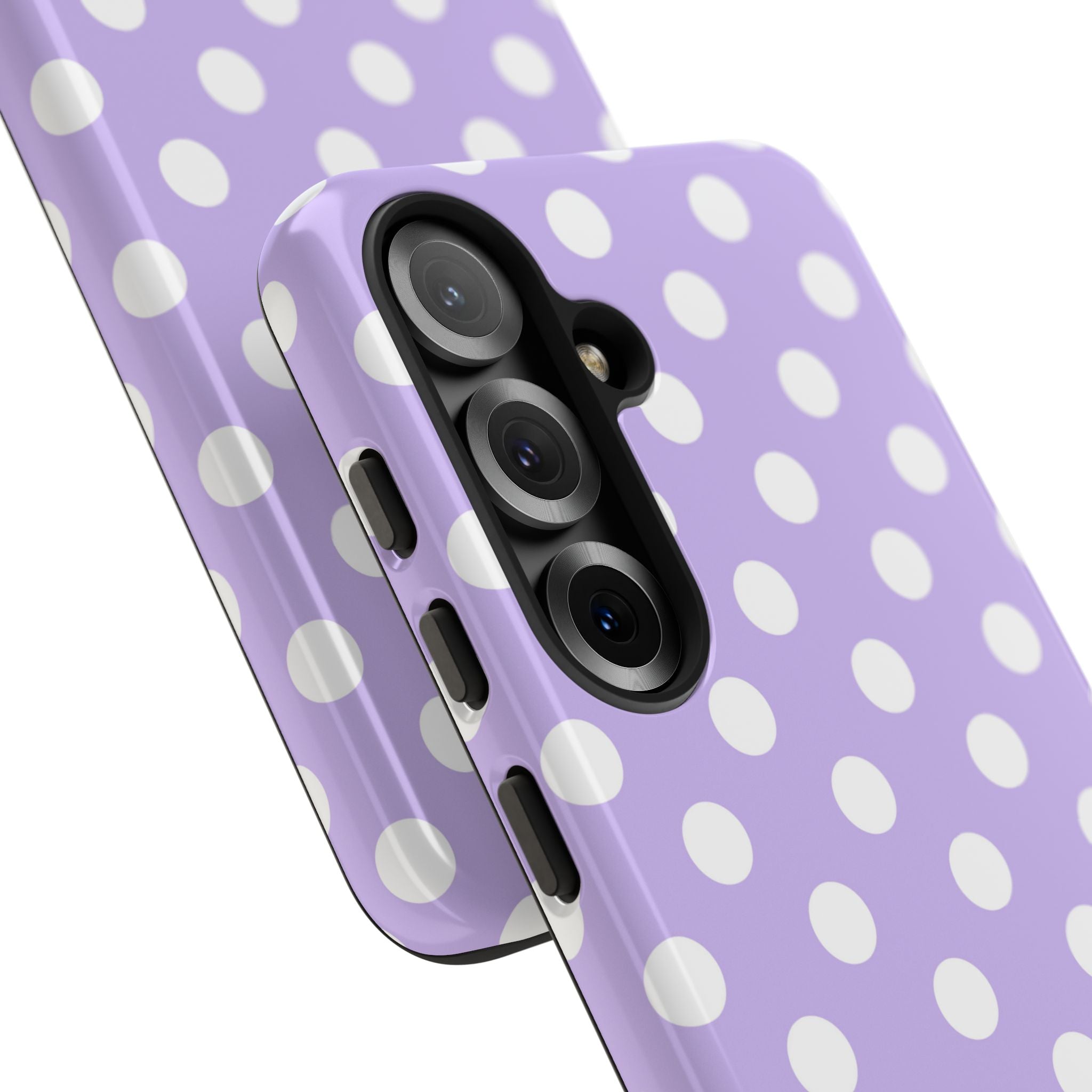 Lavender Polka Grid · Tough Θήκη για Samsung