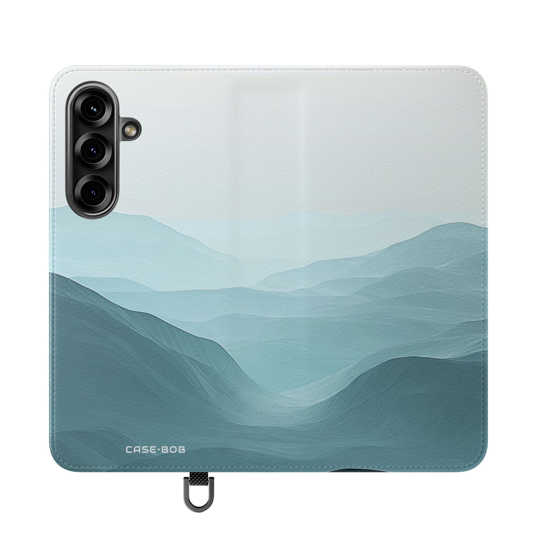 Teal Ridge Layers - Samsung S25 Case - Lompakko