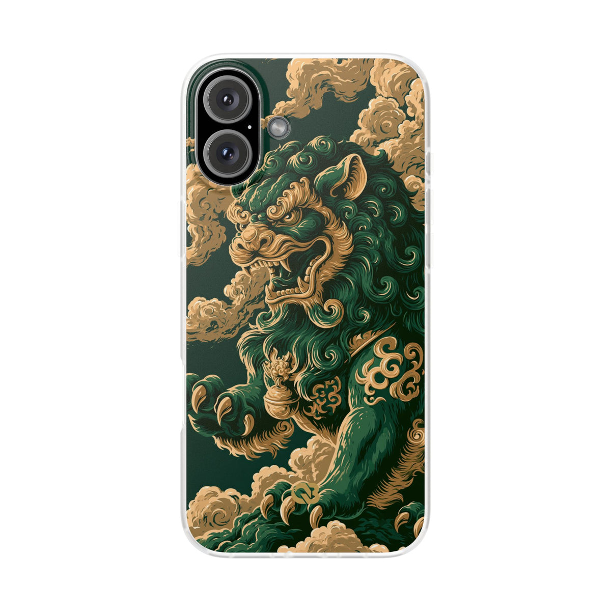 Imperial Guardian Lion · Lite Phone Case for iPhone · Green