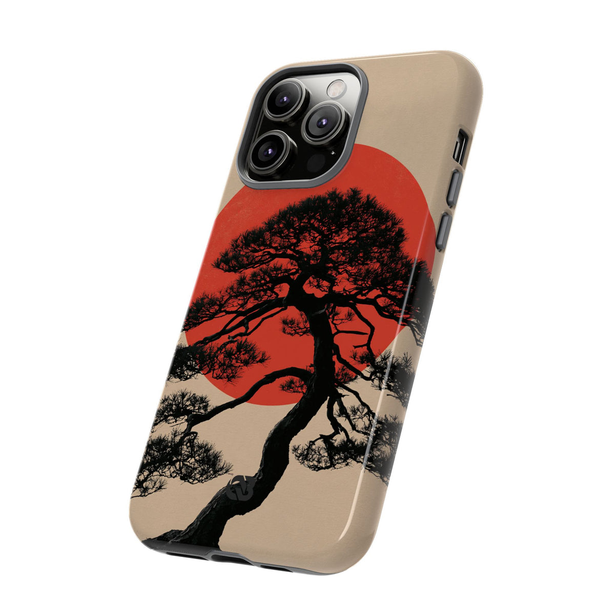Crimson Pine Solitude · Tough Phone Case for iPhone · Beige