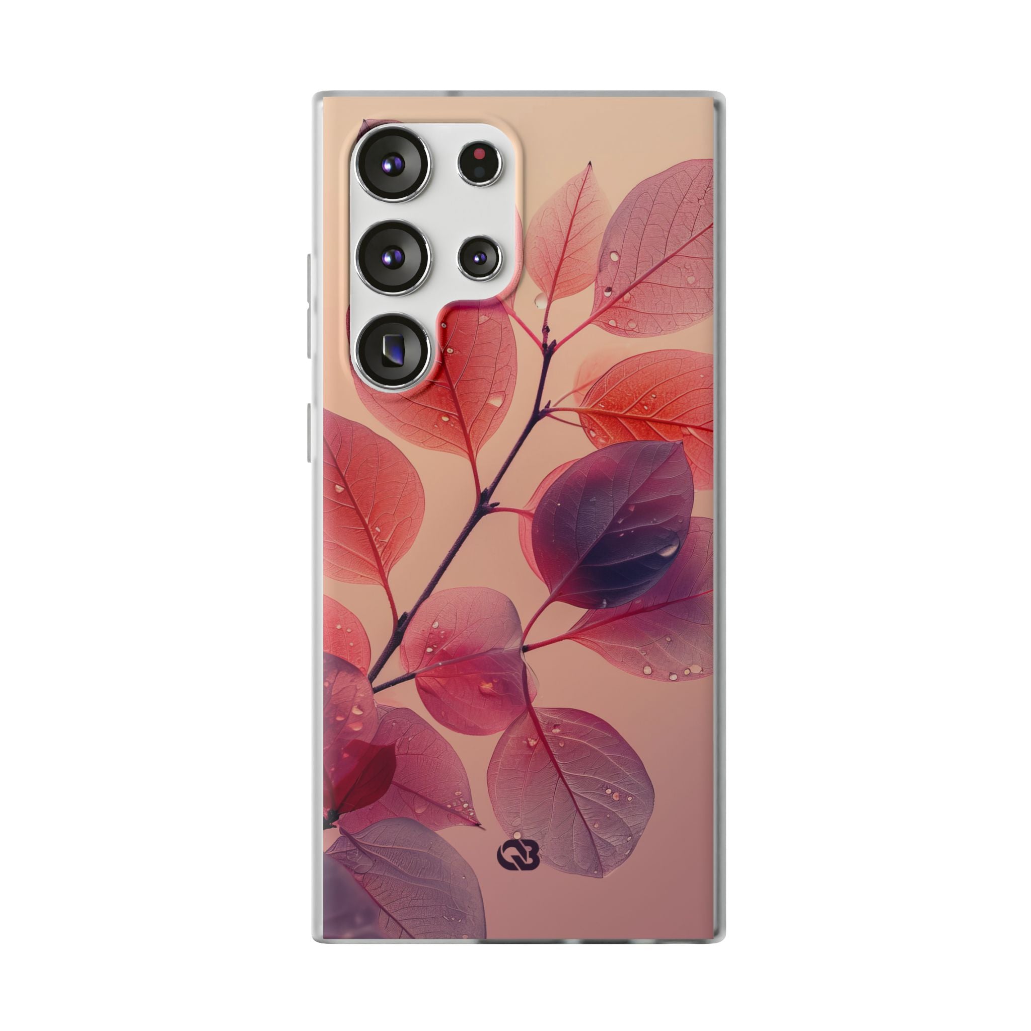 Dewy Magenta Foliage · Soft Phone Case for Samsung