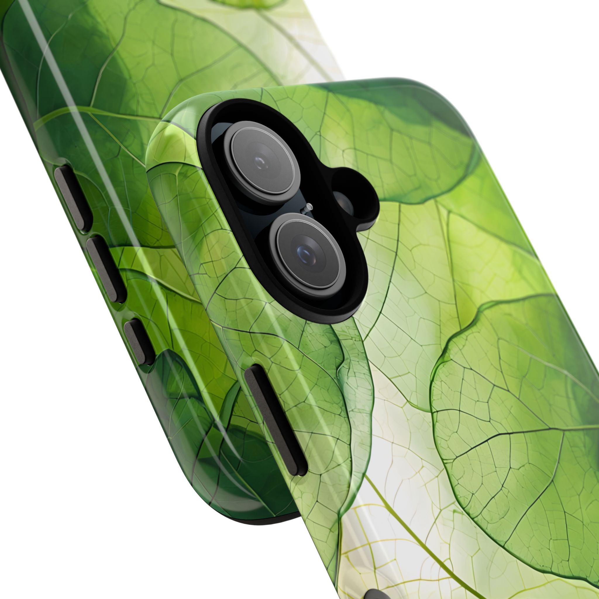 Emerald Leaf Veins · Tough Phone Case for iPhone
