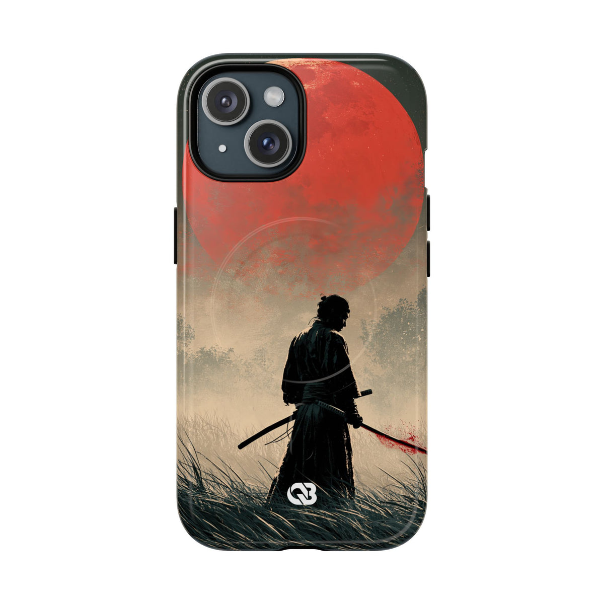Crimson Moon Ronin · Tough 2.0 Magnetic Phone Case for iPhone · Red